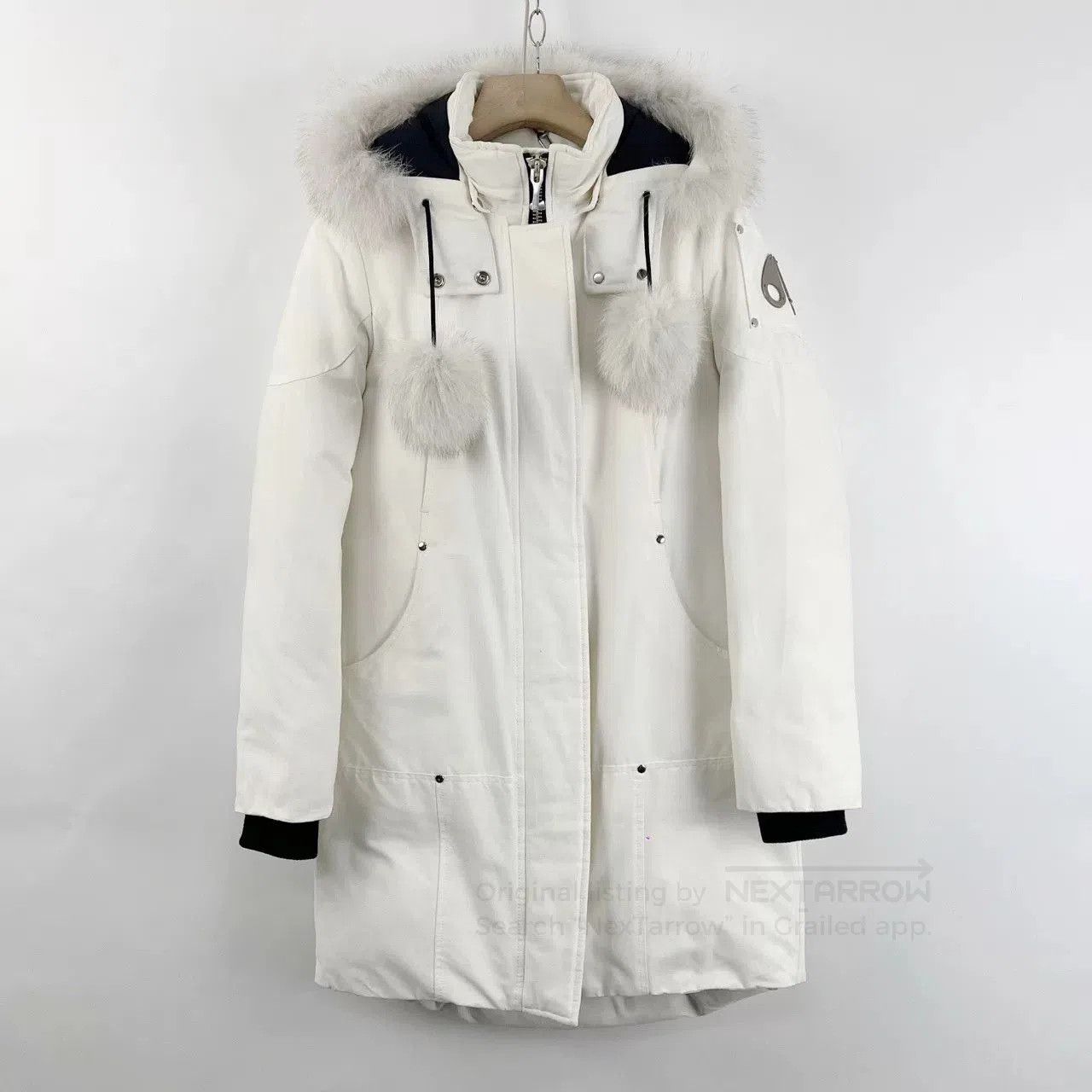 Moose Knuckles Moose Knuckles Stirling White Down Jacket. Size S / US 4 / IT 40 - 1 Thumbnail
