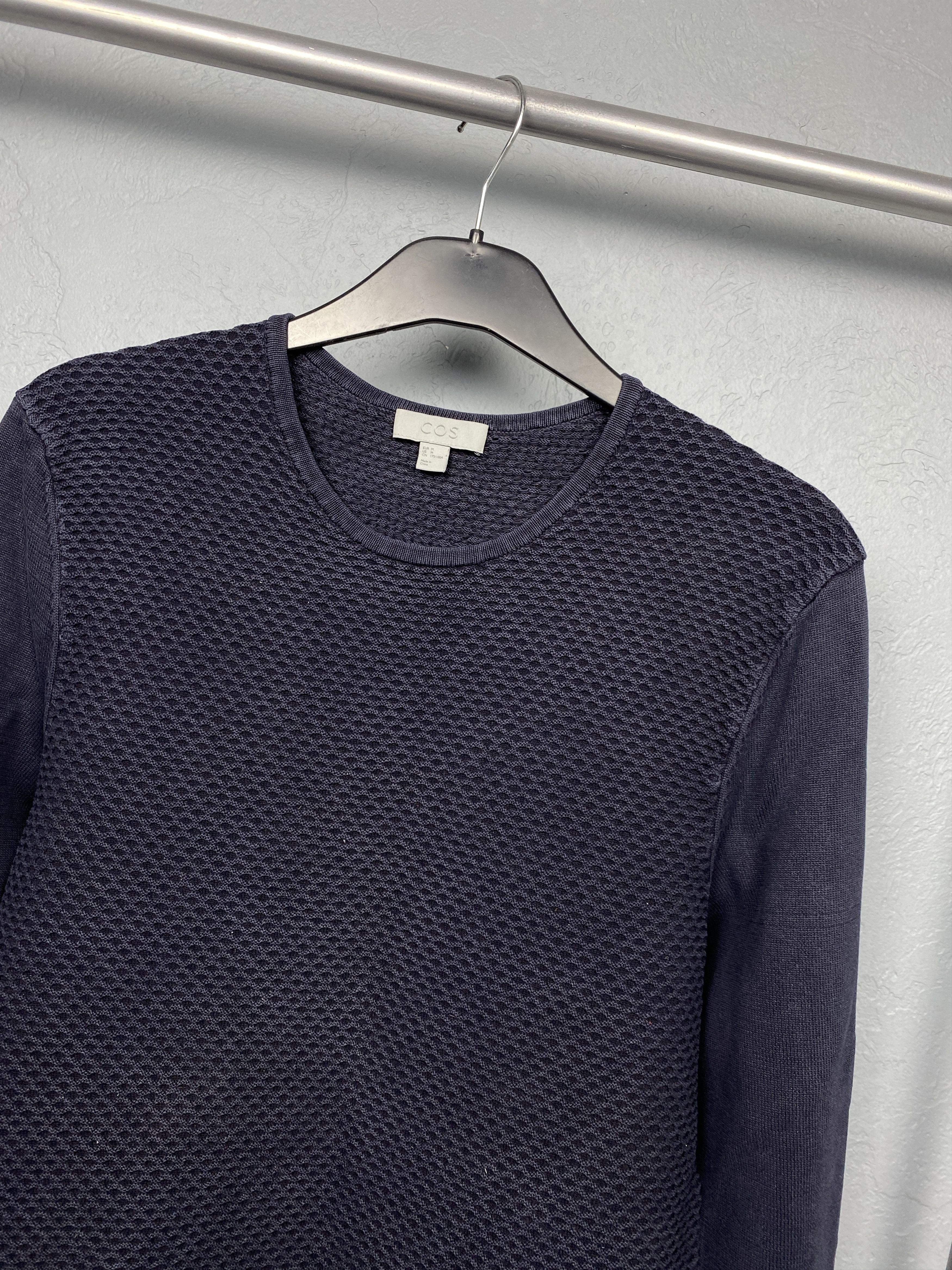 Cos Cos Vintage Mens Crew Neck Knit Sweater Size US M / EU 48-50 / 2 - 2 Thumbnail