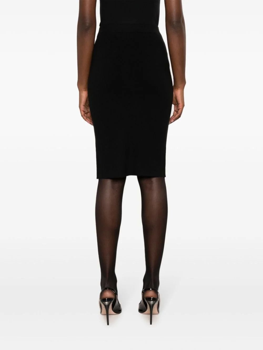 Saint Laurent Paris o1y0126 Mini Skirt in Black Size 27" / US 4 / IT 40 - 3 Thumbnail