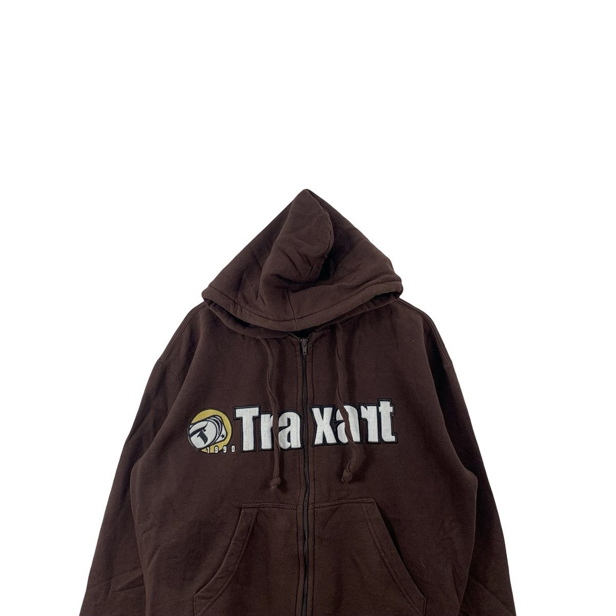 Other TRAXART Full Zip Hoodie Embroidered Logo Spellout Streetwear Size US XXL / EU 58 / 5 - 2 Thumbnail