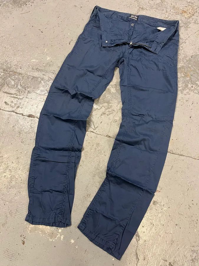 Jean Paul Gaultier × Vintage 2000s Jean Paul Gaultier Blue Royal Cozy Pants Size US 32 / EU 48 - 6 Thumbnail