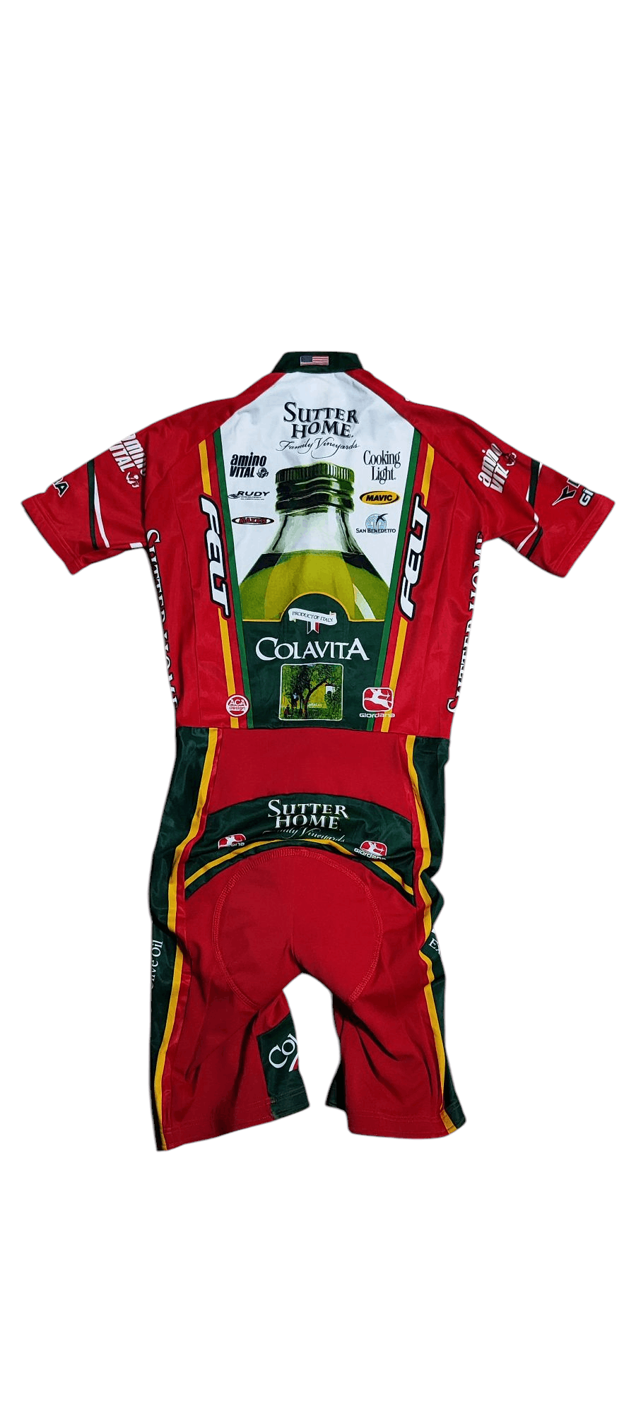 Vintage Vintage Giordana Colavita Men’s One Suit Cycling Jersey Size US M / EU 48-50 / 2 - 7 Thumbnail