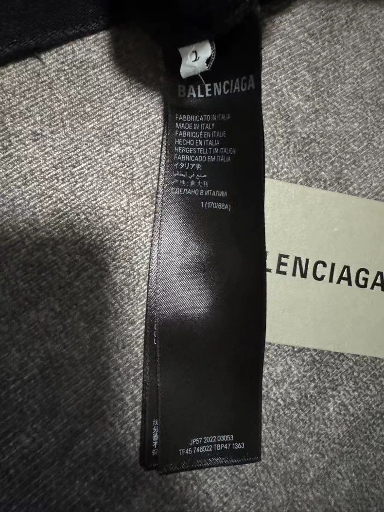 Balenciaga Balenciaga Mud dyed denim jacket Size US S / EU 44-46 / 1 - 4 Thumbnail