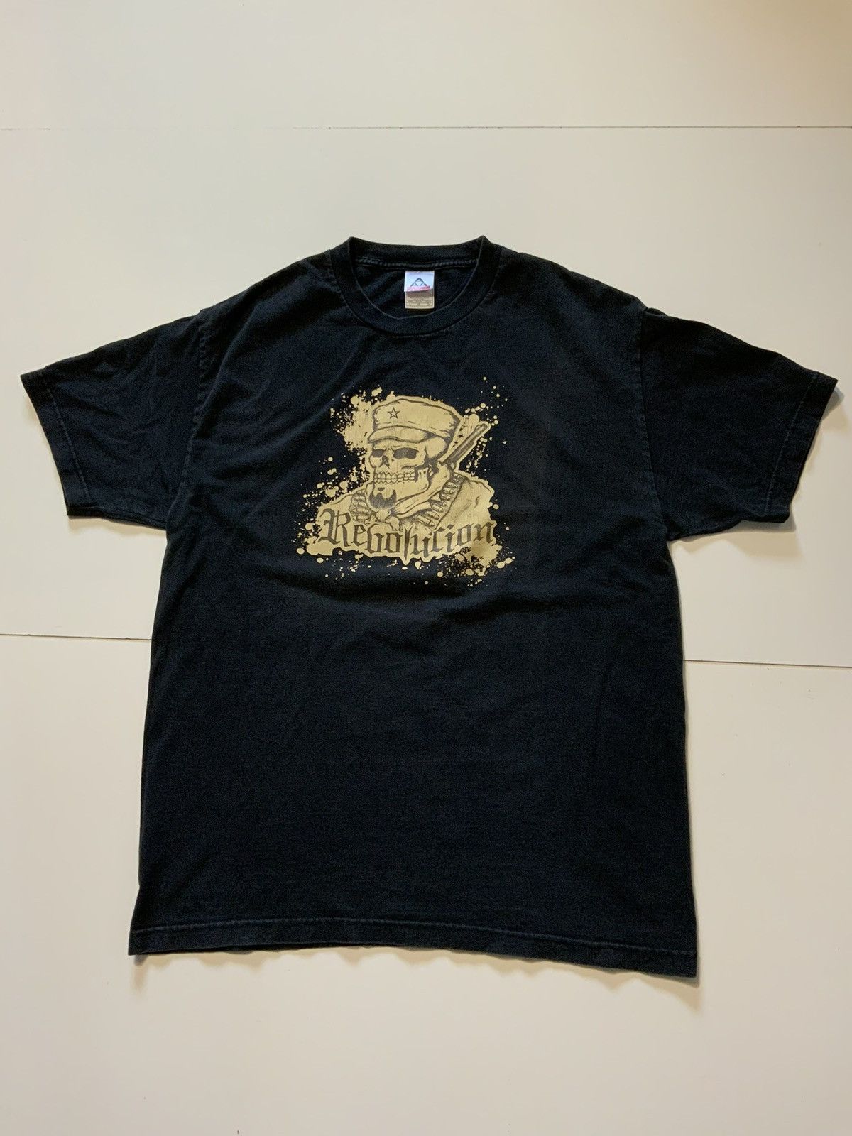 Band Tees Revolucion Revolution Skull Military Anarchy Band T-Shirt Size US L / EU 52-54 / 3 - 2 Thumbnail