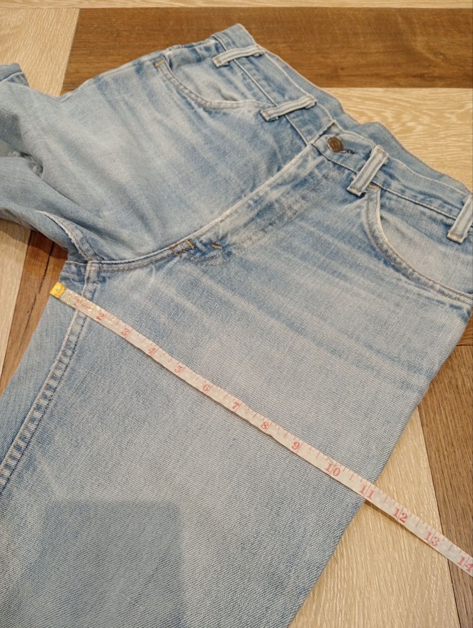 Levi's Vintage Clothing LEVI'S VINTAGE ORANGE TAG BLUE DENIM FLARED PANTS Size US 31 - 19 Thumbnail