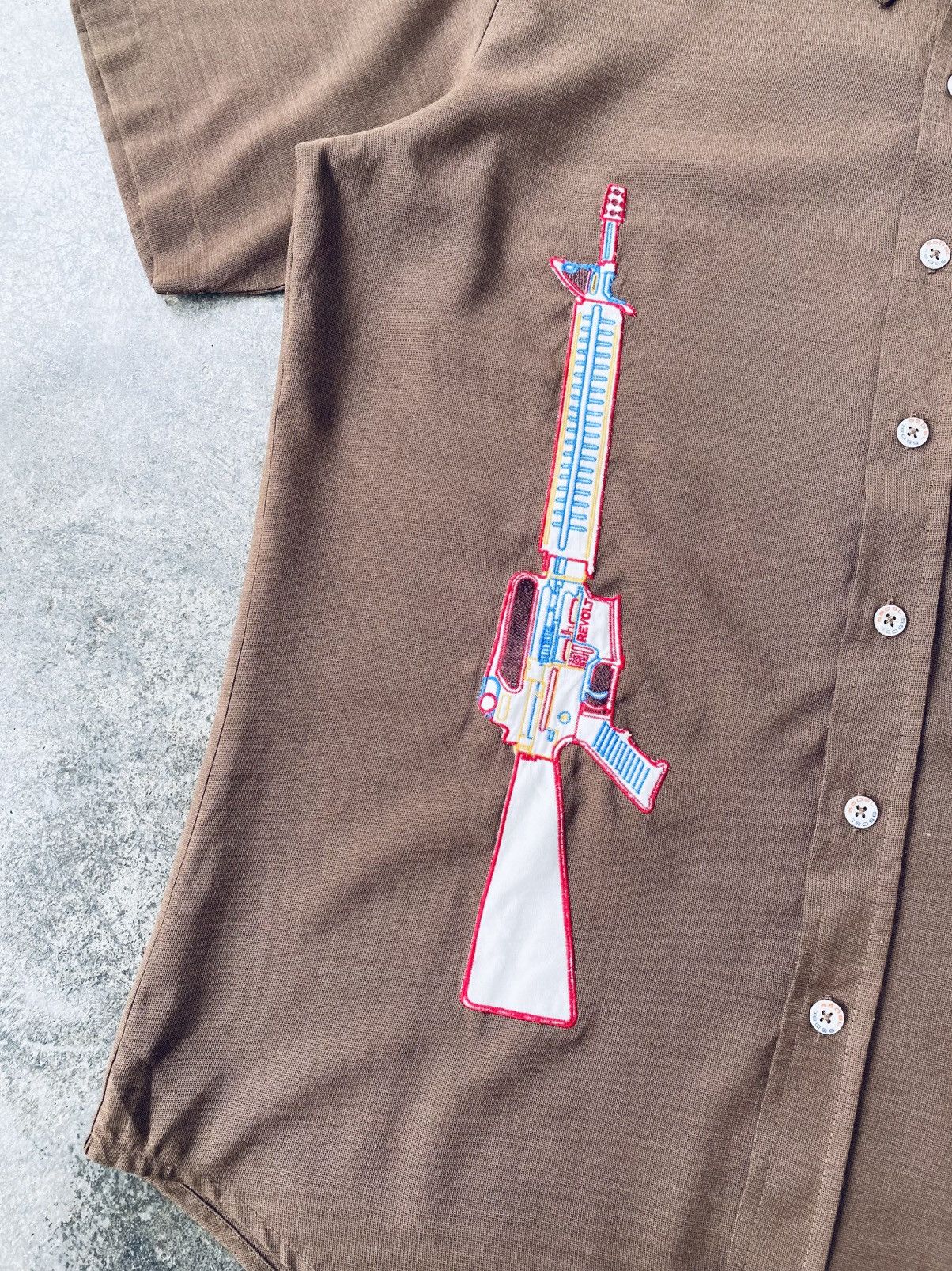 55DSL Vintage 55DSL Gun Embroidery Shirt Button Ups Size US M / EU 48-50 / 2 - 7 Thumbnail