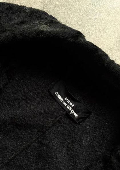Comme des Garcons COMME des GARÇONS tricot AD1993 Jacquard Velvet Vest Size 48L - 4 Thumbnail