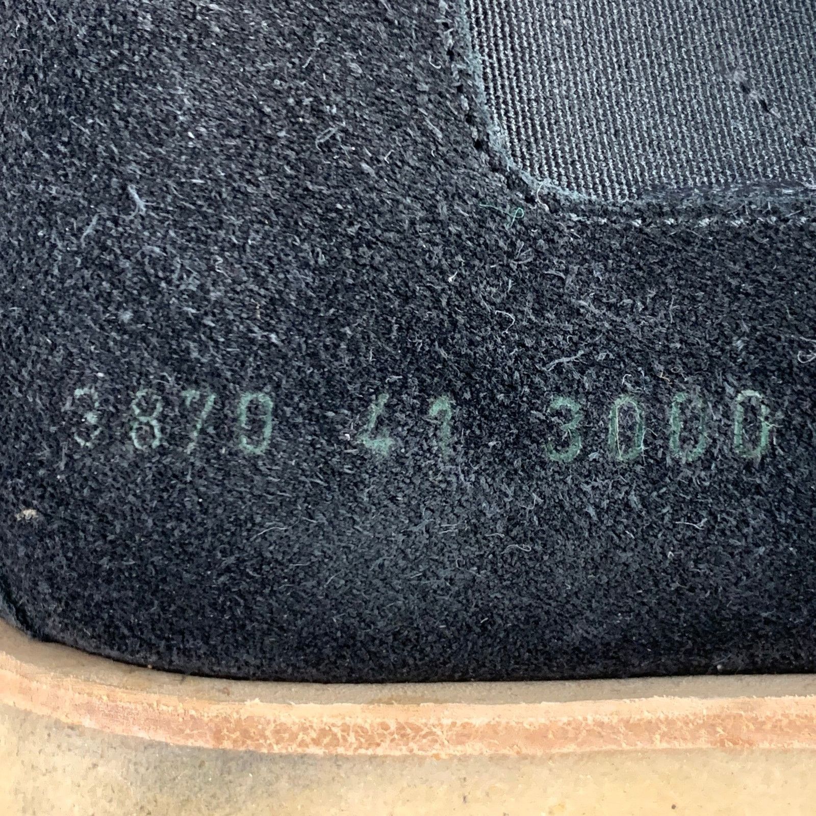 Common Projects Black Suede Crepe Sole Pull On Chelsea Ankle Boots Size US 11 / IT 41 - 8 Thumbnail