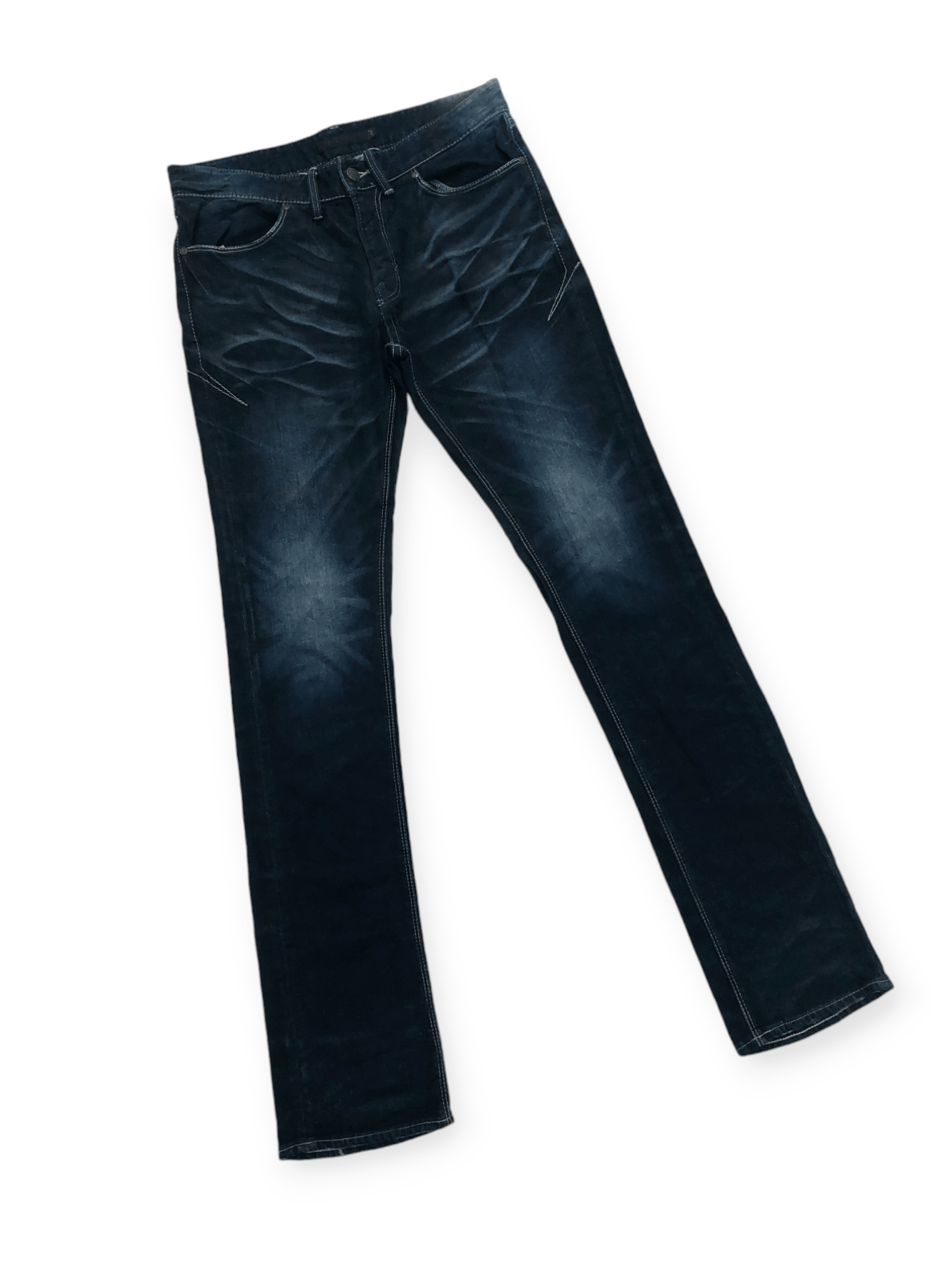 GOSTAR DE FUGA × Japanese Brand × Vintage FUGA Spiral Distressed Denim Size US 32 / EU 48 - 2 Thumbnail