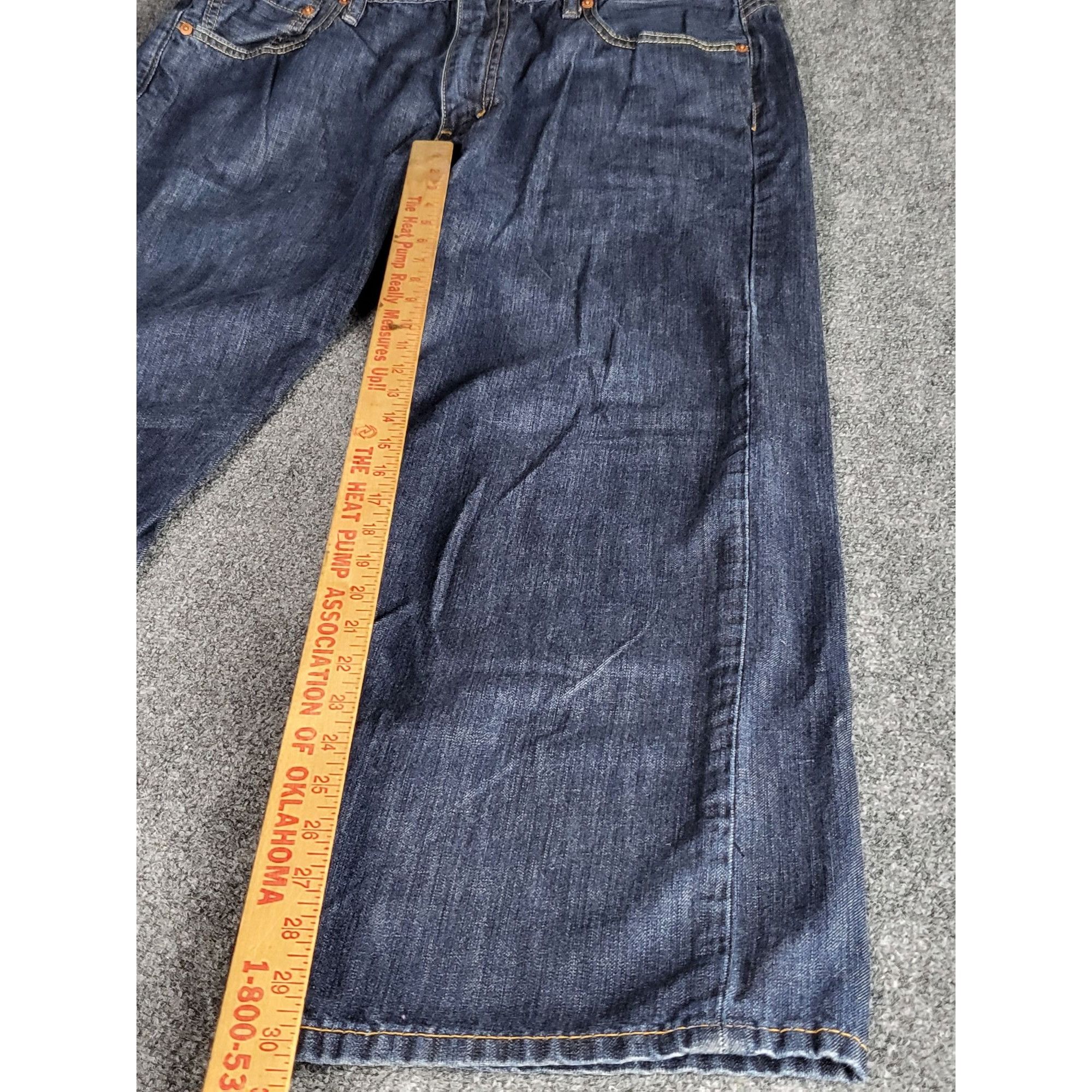 Levi's Levi's 569 Jeans Men Sz 36X32 Blue Denim Straight Leg Dark W Size US 36 / EU 52 - 6 Thumbnail