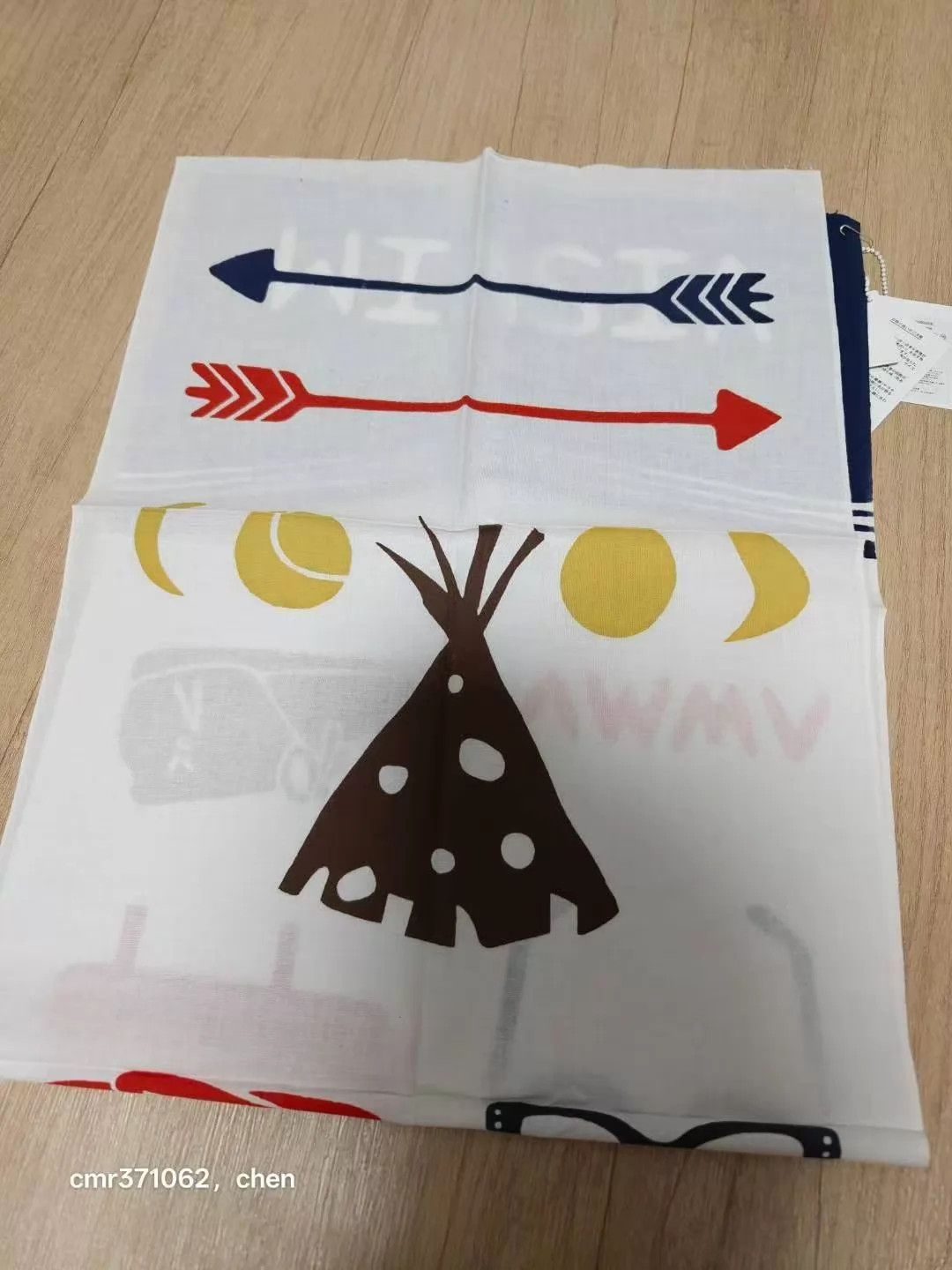 Visvim VISVIM 18SS SPOT TENUGUI Cotton-Linen Towel (Dip Dyed + Hand Painted) 38x99cm Size ONE SIZE - 3 Thumbnail