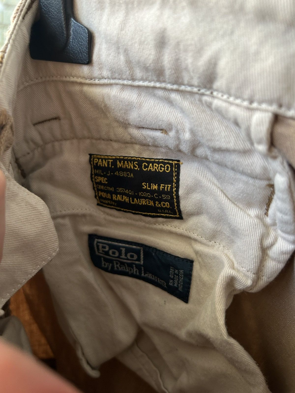 Ralph Lauren × Vintage Ralph Lauren Utility Cargo Pants Y2K Vintage Size US 34 / EU 50 - 9 Thumbnail