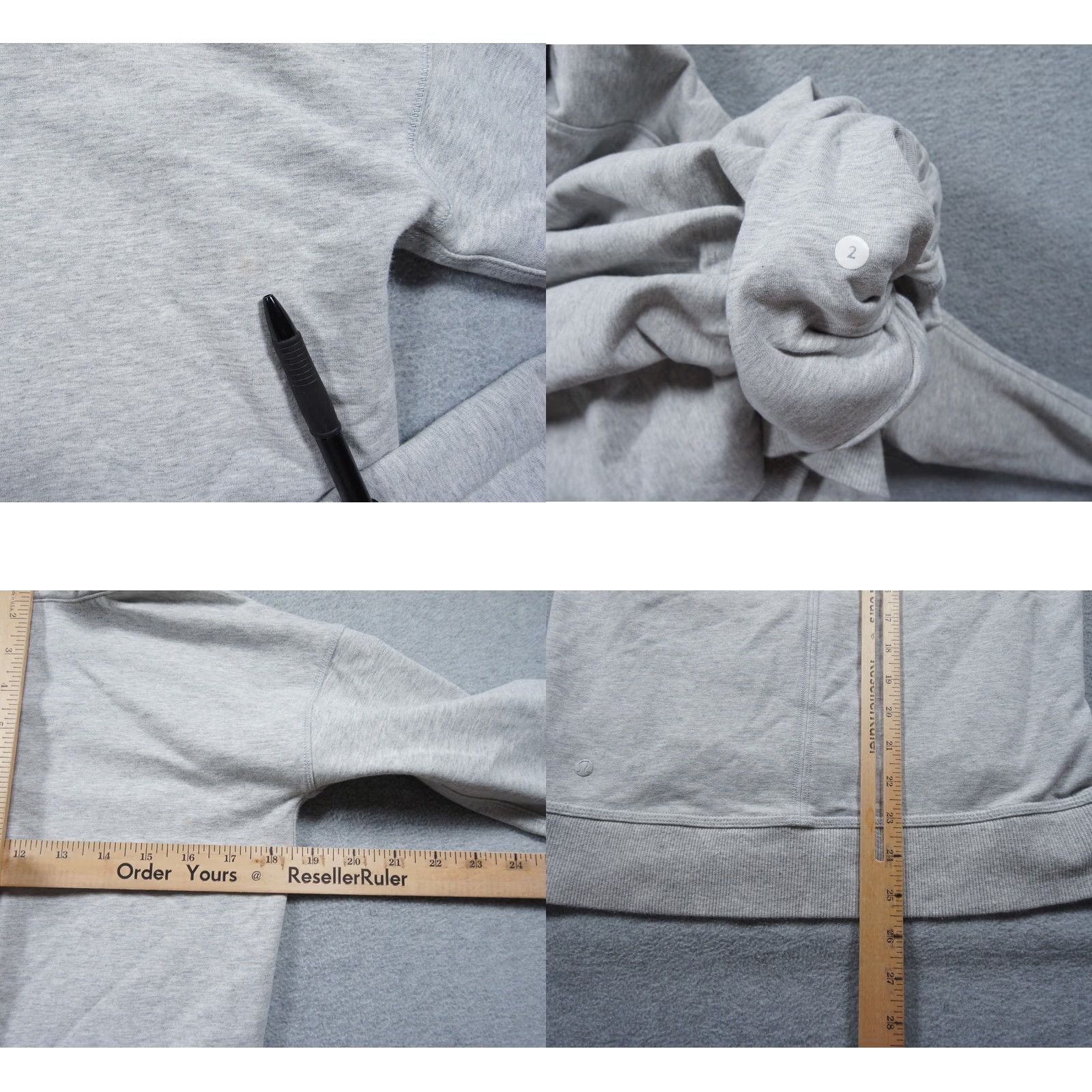 Lululemon Lululemon Sweatshirt Womens Gray Hoodie Pullover Scuba Yoga Thumbholes Active Casual Travel Size XS / US 0-2 / IT 36-38 - 8 Thumbnail