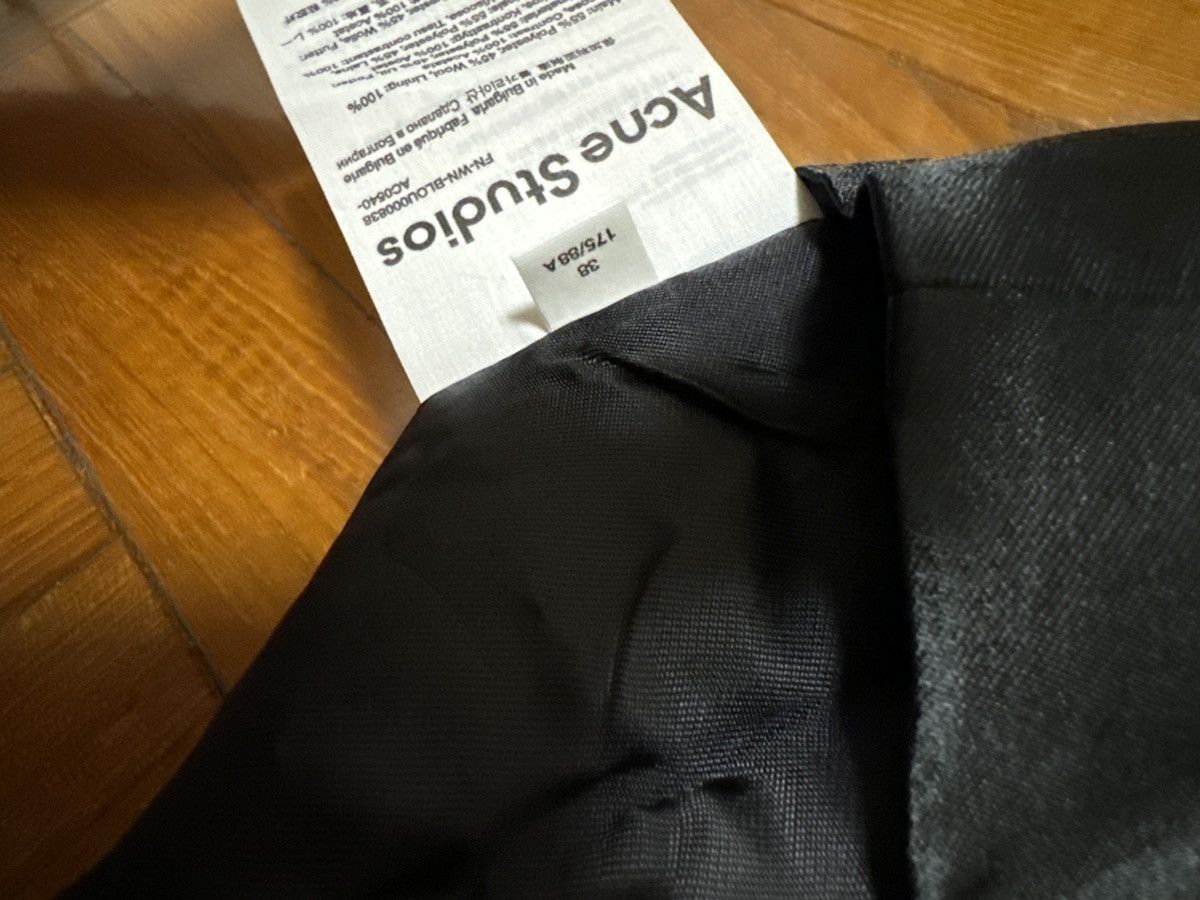 Acne Studios Acne Studios Women’s Asymmetric Waistcoat Top in Black Size S / US 4 / IT 40 - 2 Thumbnail