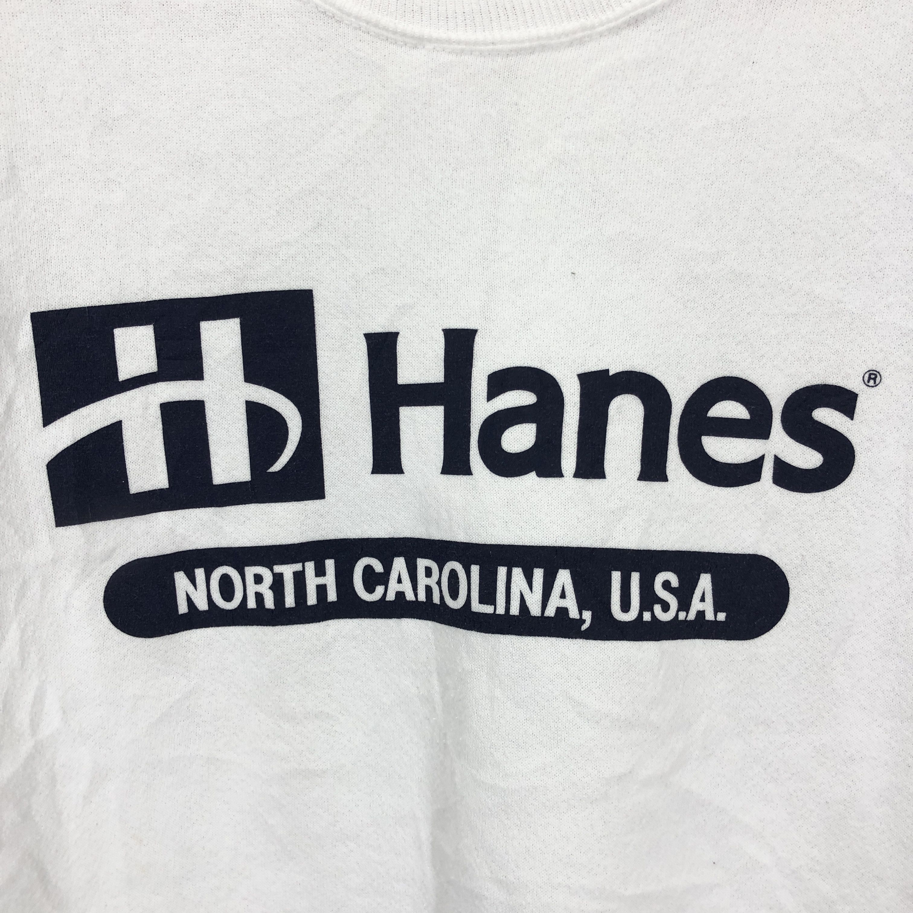 Hanes 90s Vintage HANES NORTH CAROLINA USA Sweatshirt #1596/02 Size US M / EU 48-50 / 2 - 2 Thumbnail