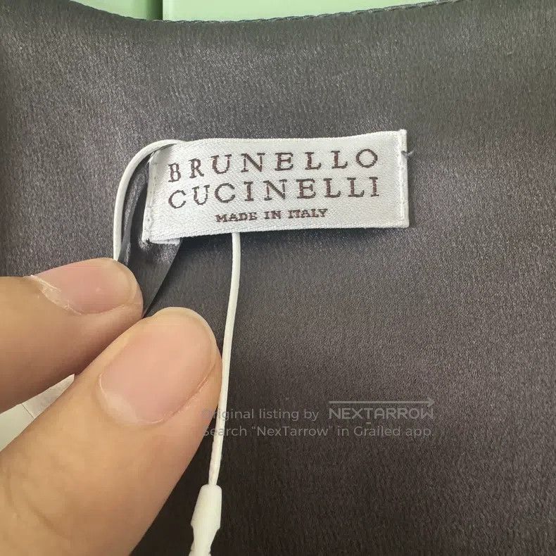 Brunello Cucinelli Brunello Cucinelli Genuine silk shirt Size XS / US 0-2 / IT 36-38 - 3 Thumbnail