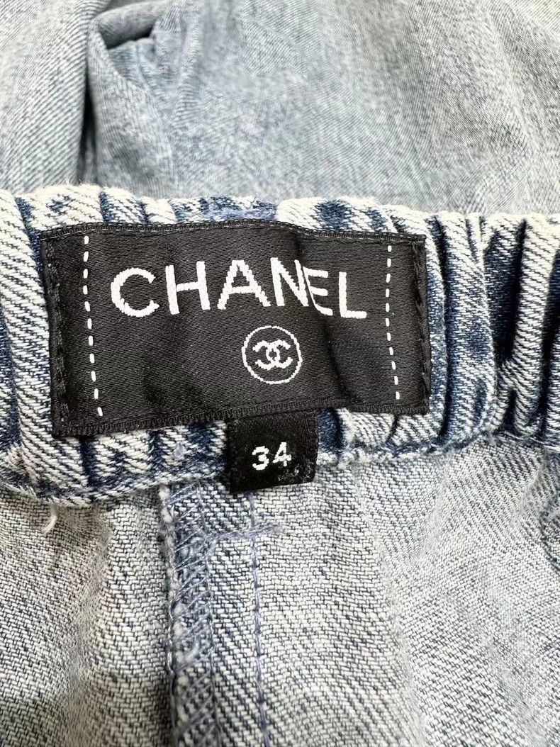 Chanel Chanel Handicraft workshop flared lace straight jeans Size 42" / US 20 - 2 Thumbnail