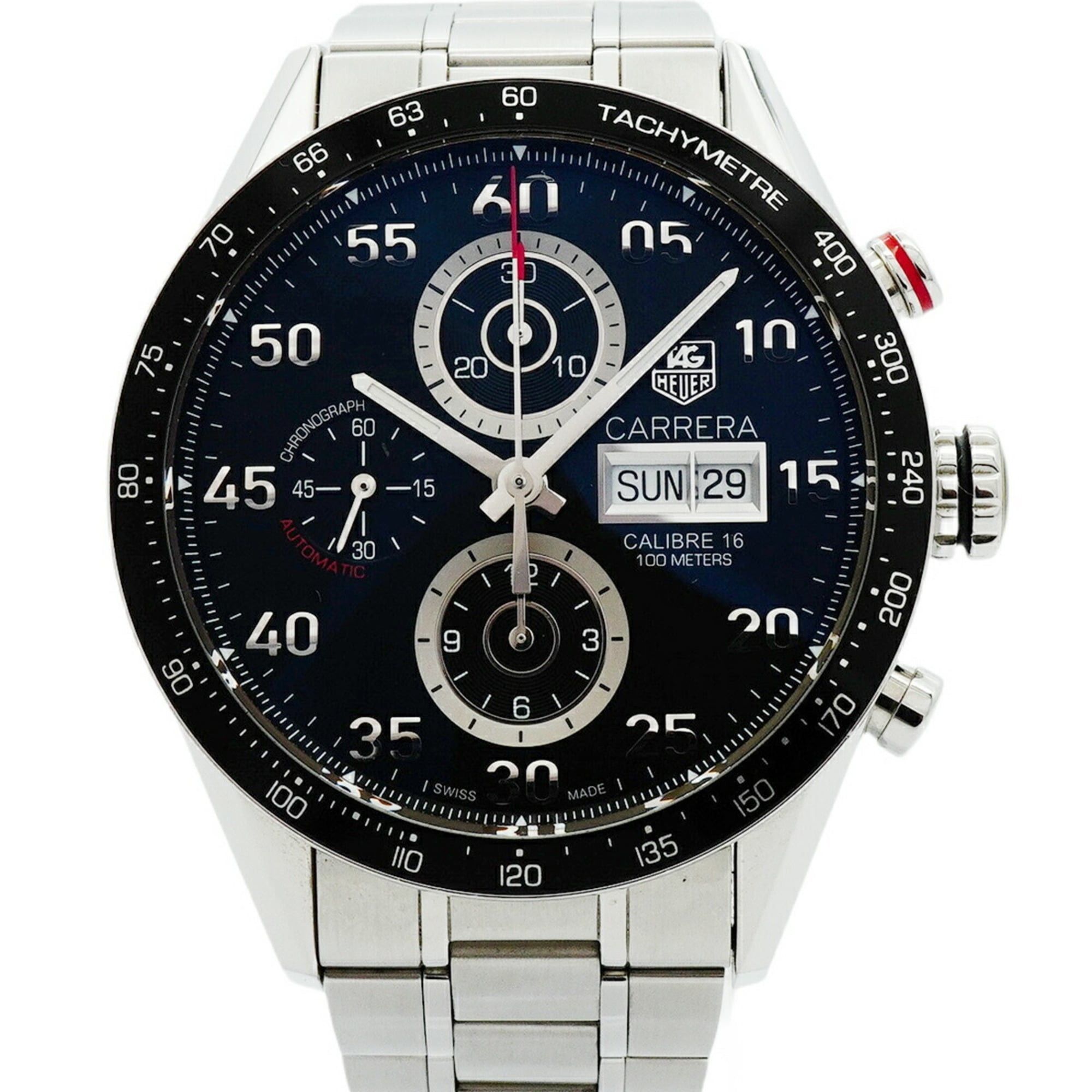 Other TAG Heuer Carrera CV2A10 Black Dial Men's Watch Size ONE SIZE - 1 Thumbnail