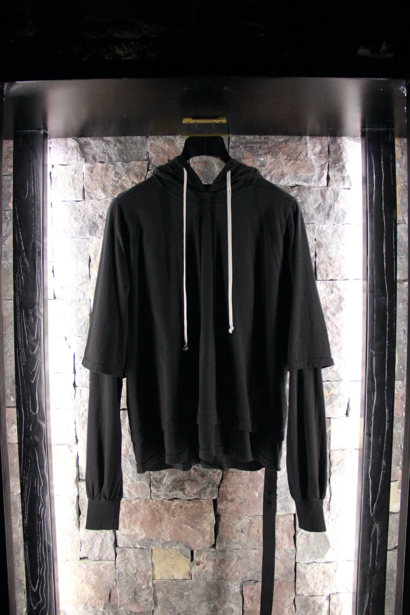 Rick Owens Rick Owens Black Hoodie Men l Size US L / EU 52-54 / 3 - 1 Thumbnail
