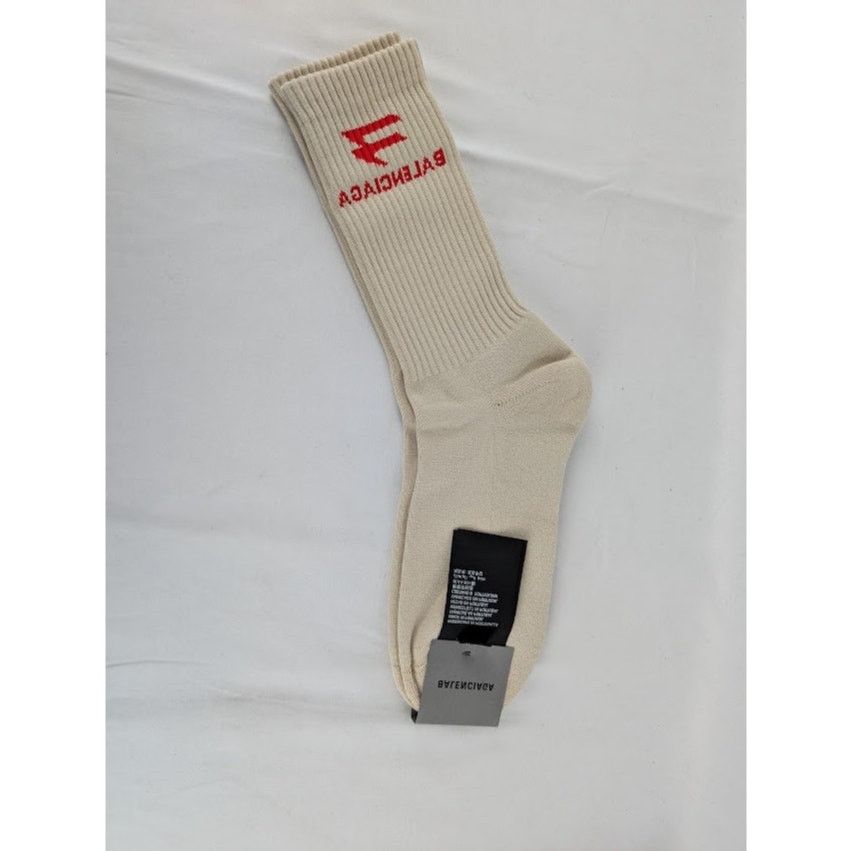 Balenciaga o1rshd1 Size: L / Socks in Beige Size ONE SIZE - 1 Thumbnail