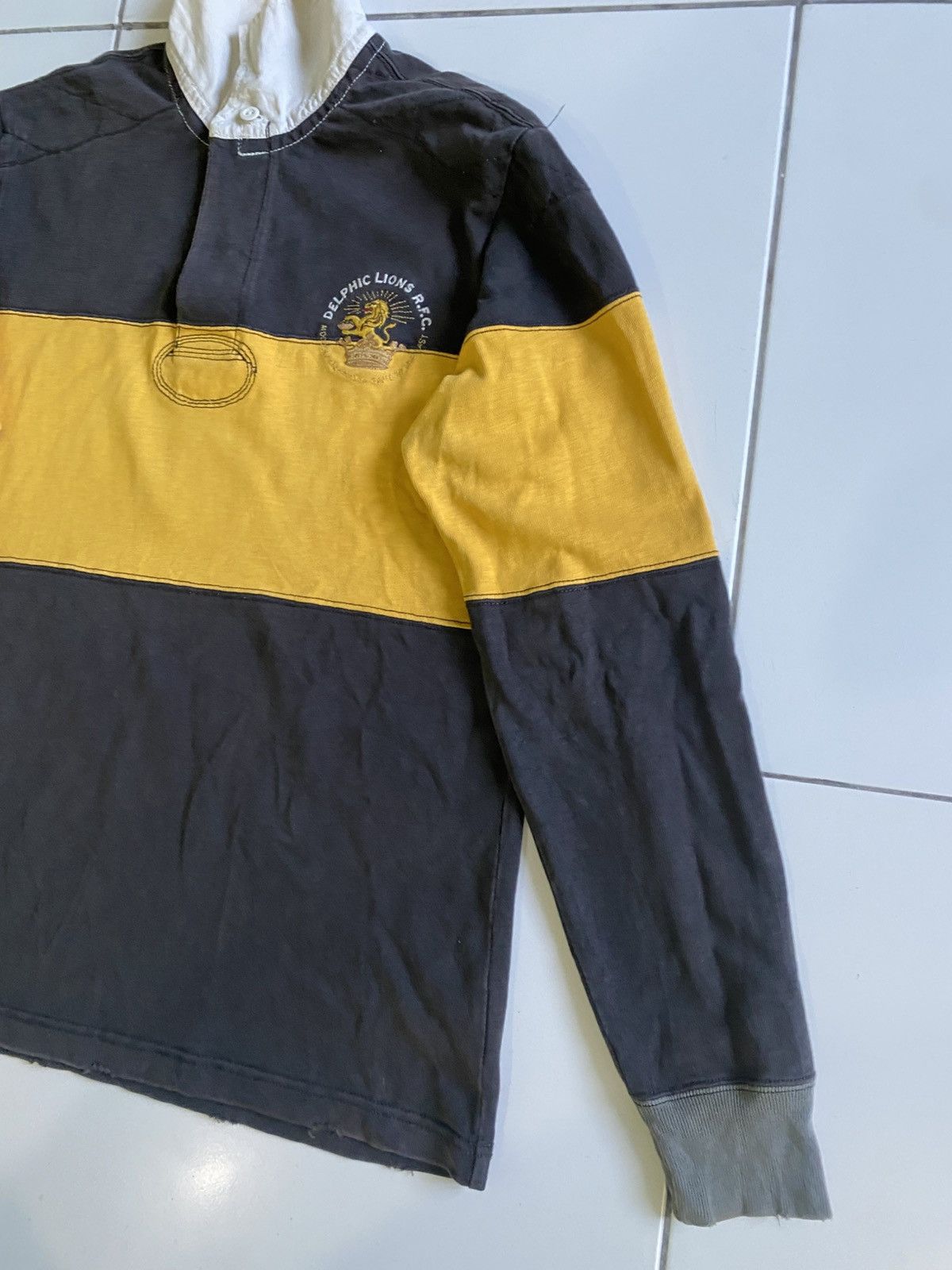 Ralph Lauren Vintage 90s Rugby By Ralph lauren No 7 Polo shirt Size US M / EU 48-50 / 2 - 4 Thumbnail