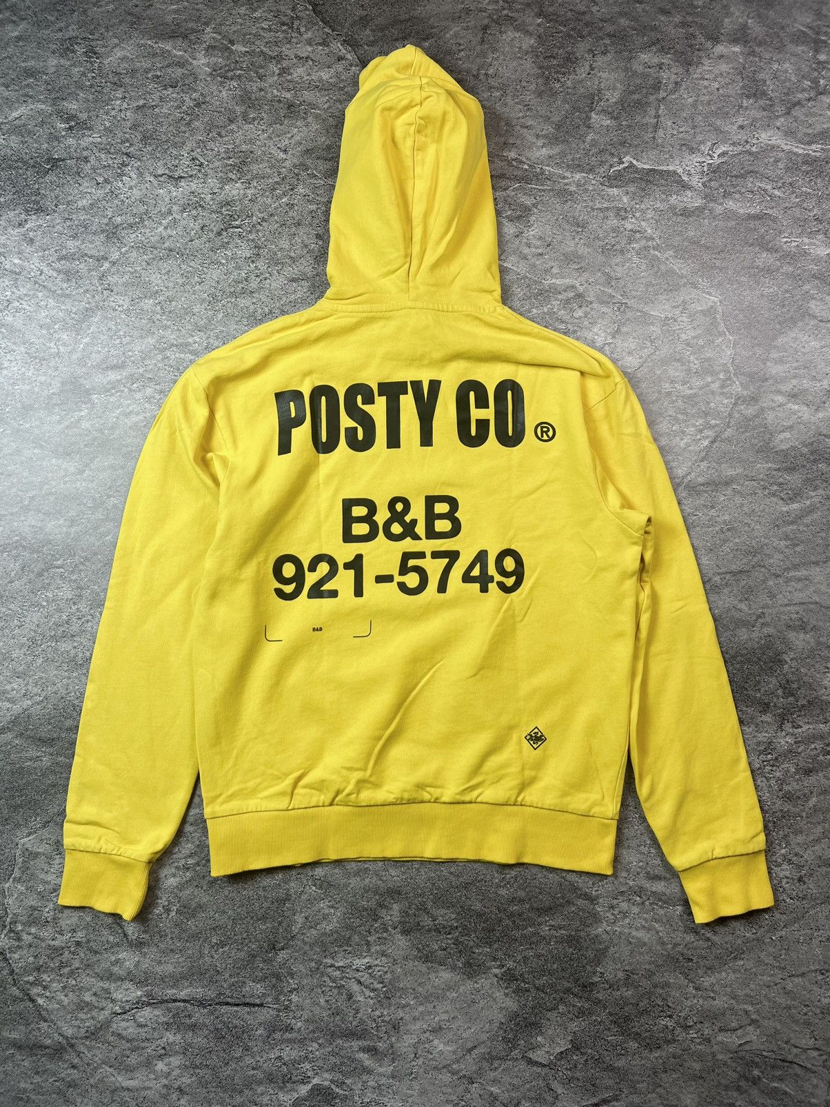 Posty co yellow discount hoodie