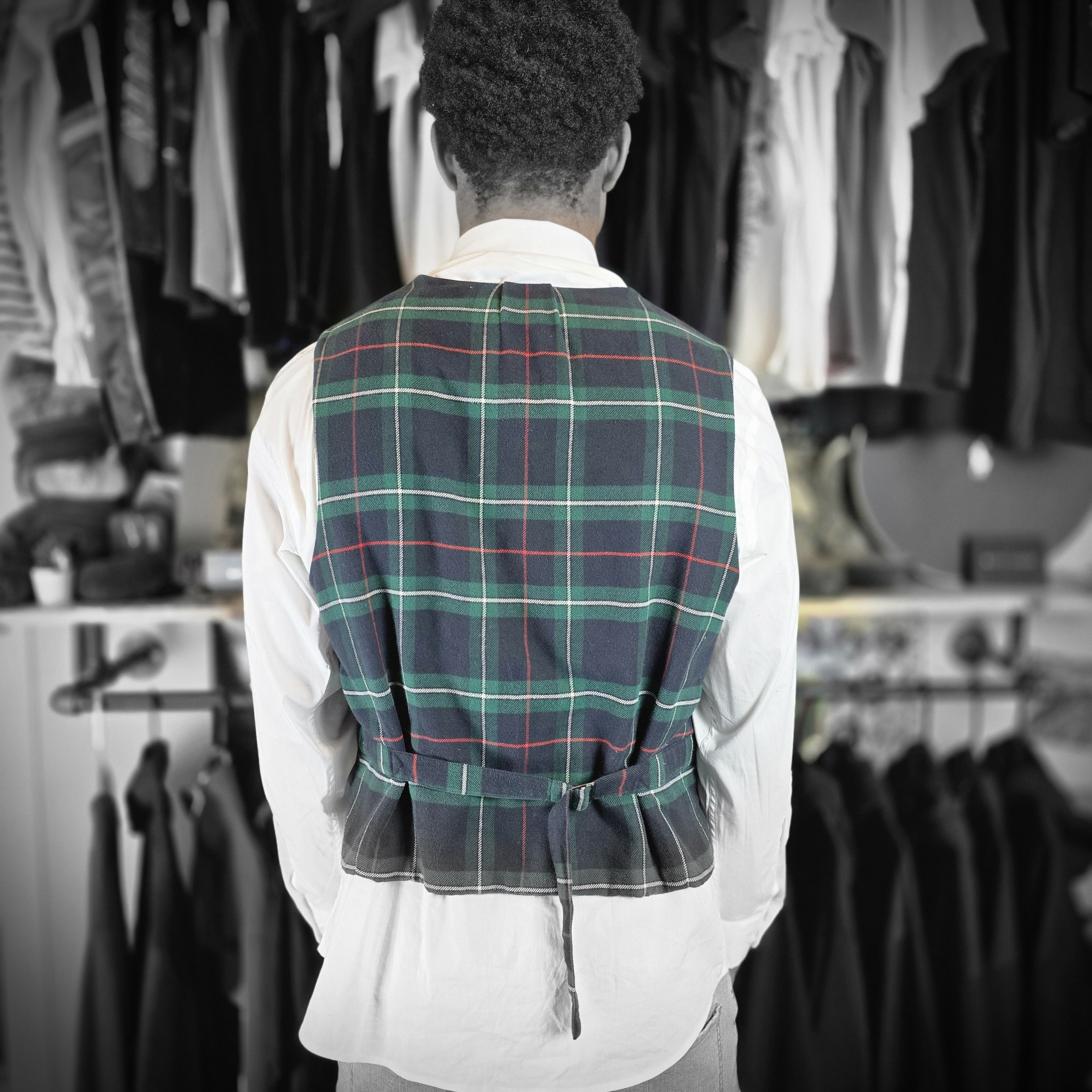 Polo Ralph Lauren Vintage Polo Ralph Lauren Faux Suede Plaid Vest Men's XL Size US XL / EU 56 / 4 - 3 Thumbnail
