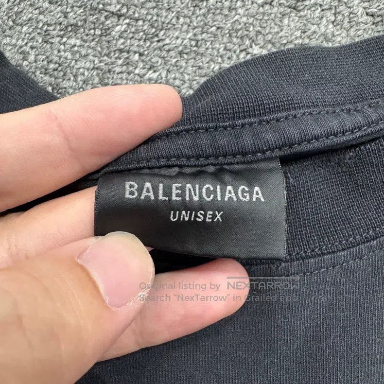 Balenciaga Balenciaga Brand印花Short Sleeve Size US M / EU 48-50 / 2 - 2 Thumbnail