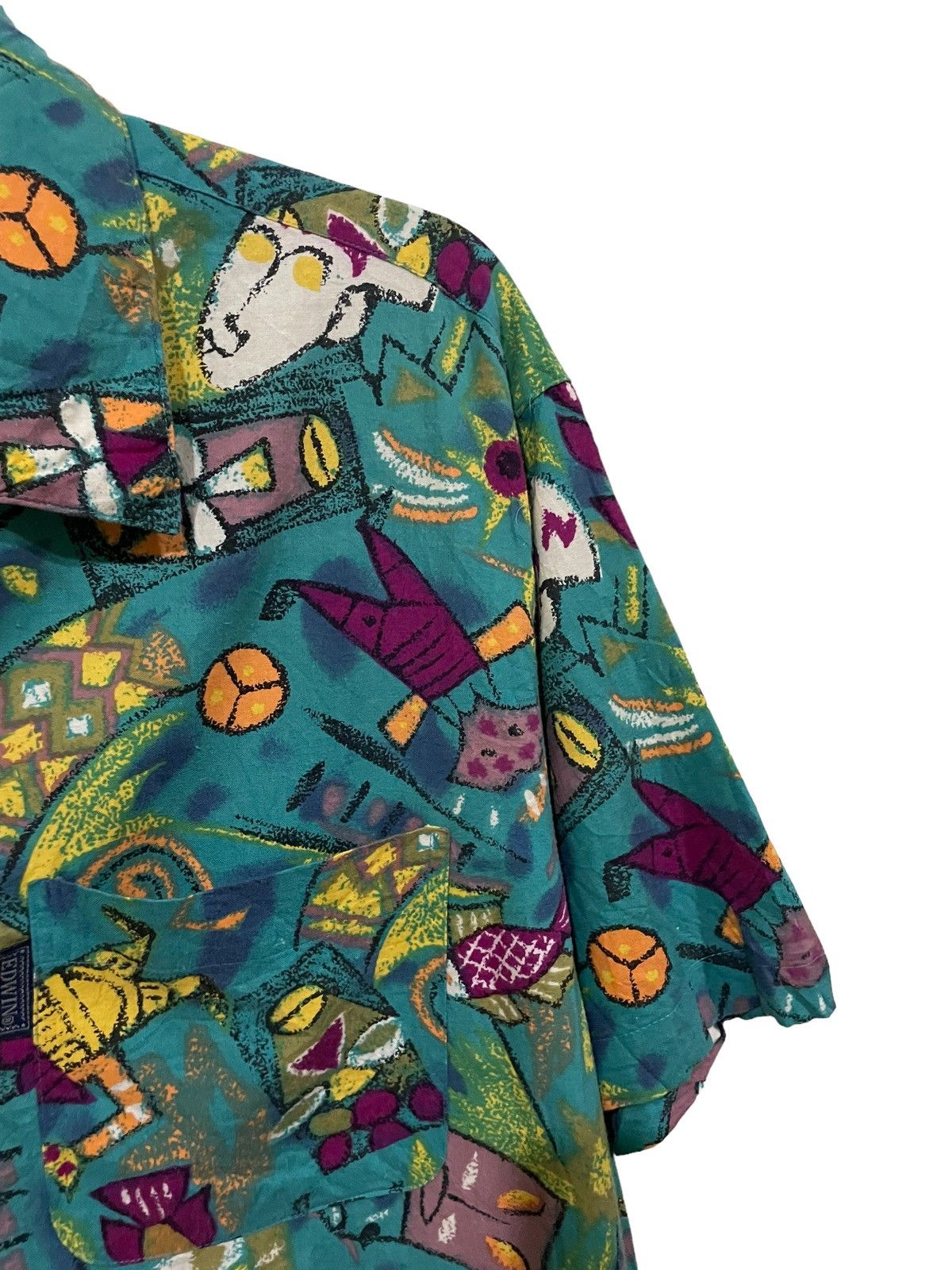 Art Comes First Edwin 80s Art AOP For Sensitive Age Production Shirts Size US XL / EU 56 / 4 - 7 Thumbnail