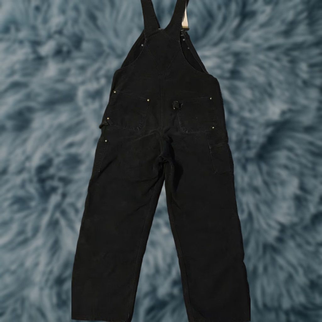 Carhartt Vtg Carhartt Faded Distress Overalls 38 Grunge Trucker Biker Punk 90s WIP Skate Size US 38 / EU 54 - 1 Thumbnail