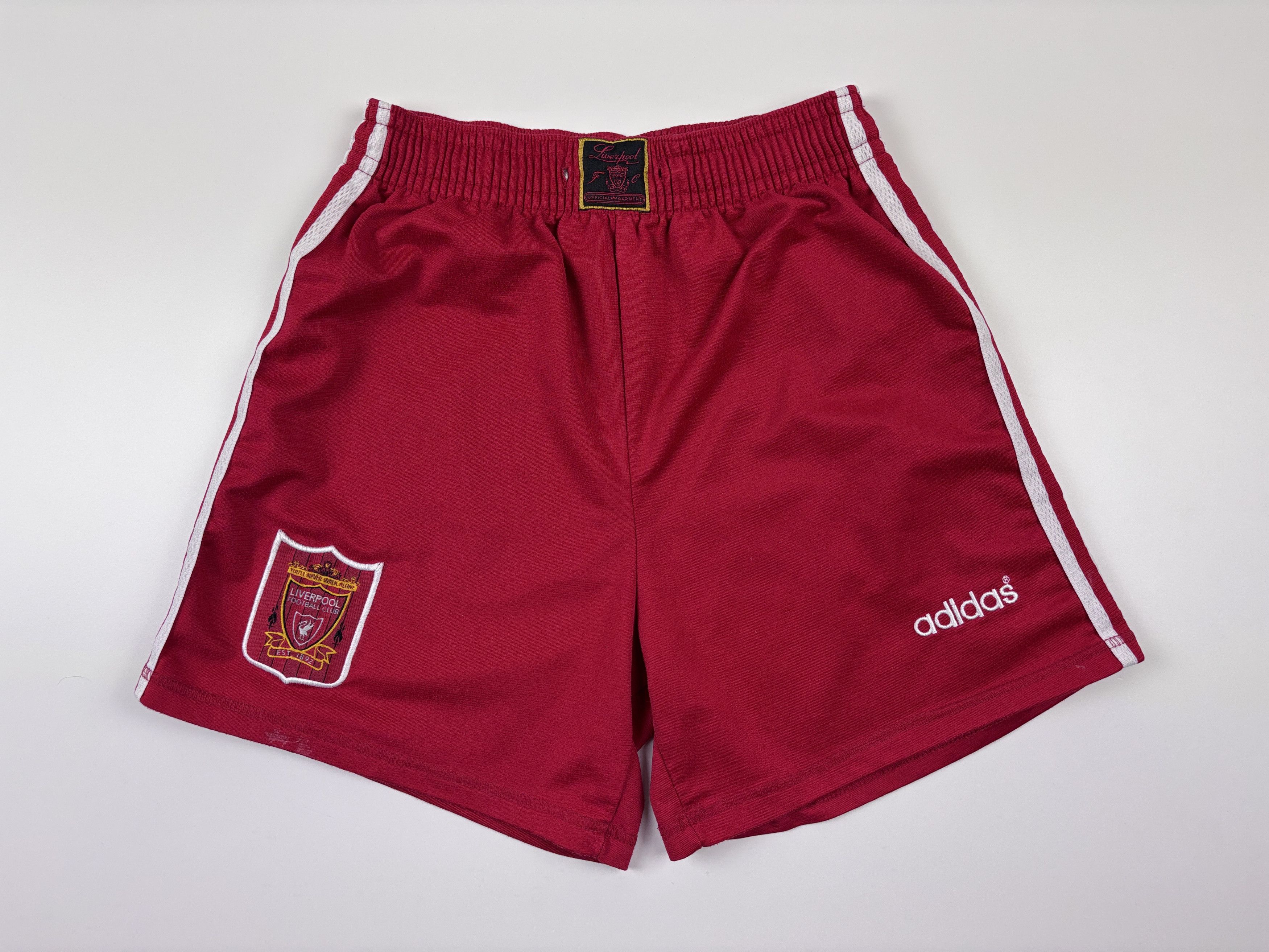 Adidas Liverpool 1995-1996 Adidas Home Football Soccer Shorts M Size US 29 - 1 Thumbnail