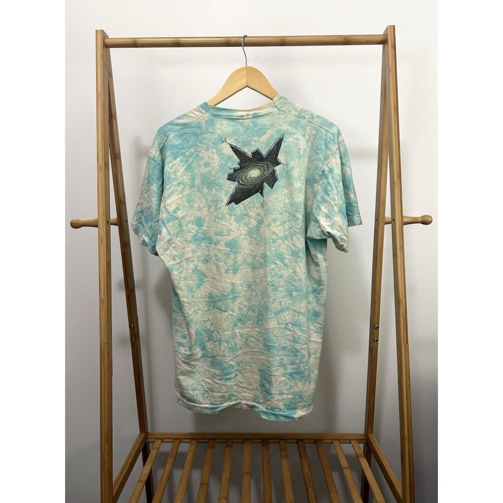 Fruit Of The Loom VTG 90s Space Galaxy Trippy Break Through Crack Tie Dye Dead T-Shirt XL Shirt Mens Multicolor Grateful Dead Lane? Size US XL / EU 56 / 4 - 2 Thumbnail
