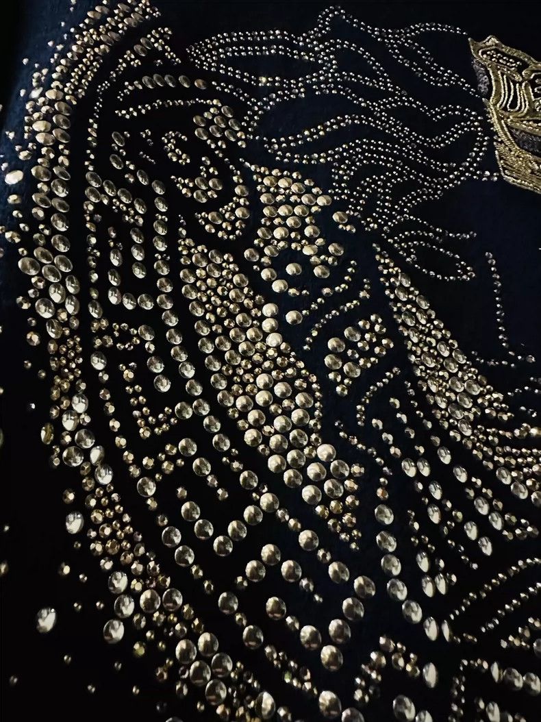 Versace Versace Gold thread embroidered Medusa cardigan Size US M / EU 48-50 / 2 - 5 Thumbnail