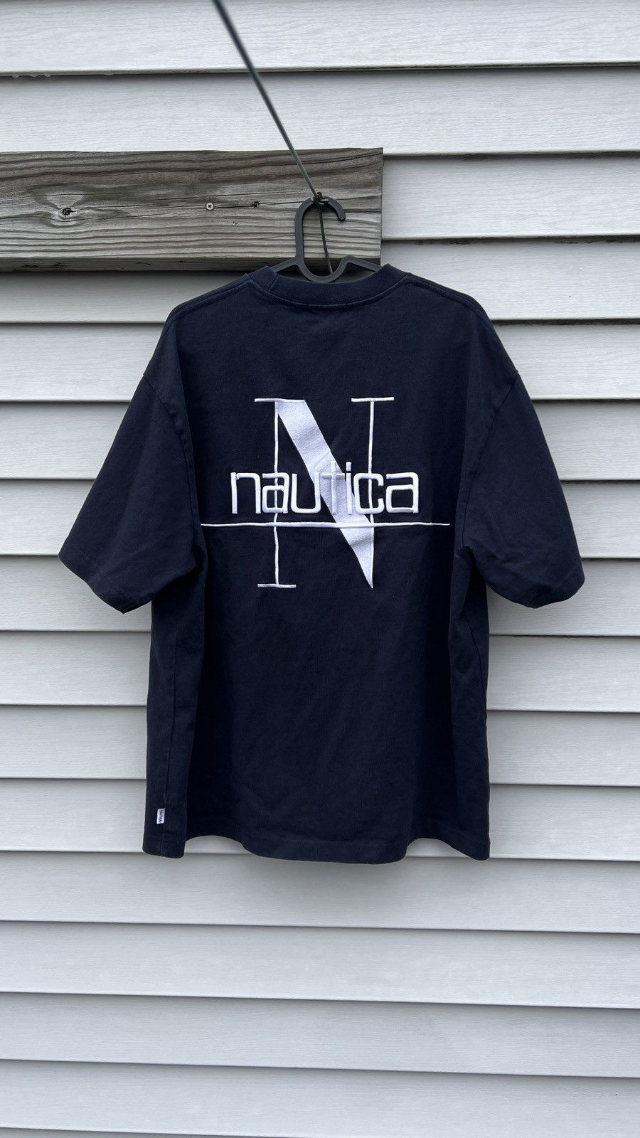 Nautica Nautica tee knit wording Size US L / EU 52-54 / 3 - 2 Thumbnail
