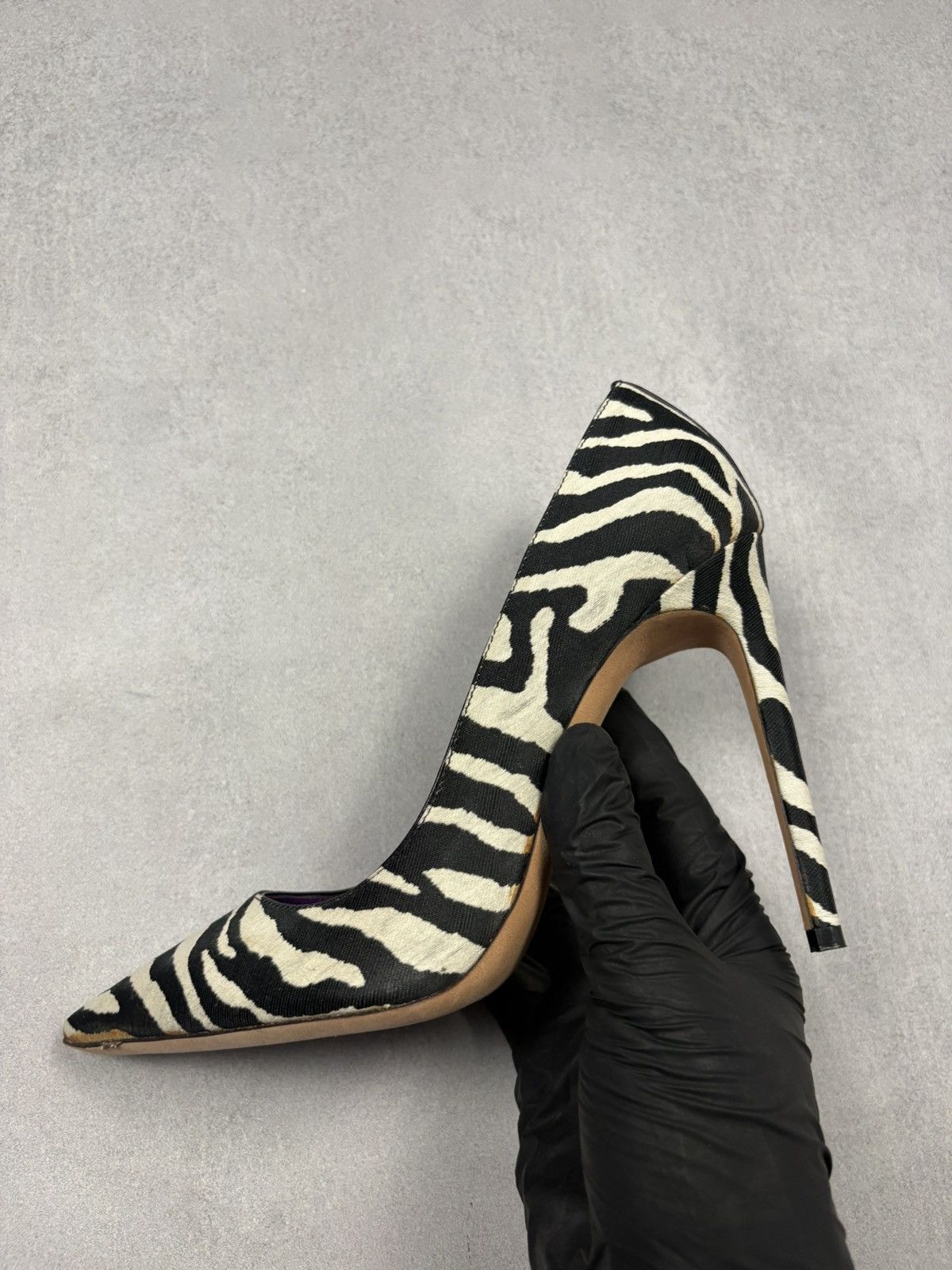 Dsquared2 Dsquared2 Zebra Print Pointed Toe Heels Pumps EU38 Archival Size US 8 / IT 38 - 15 Thumbnail