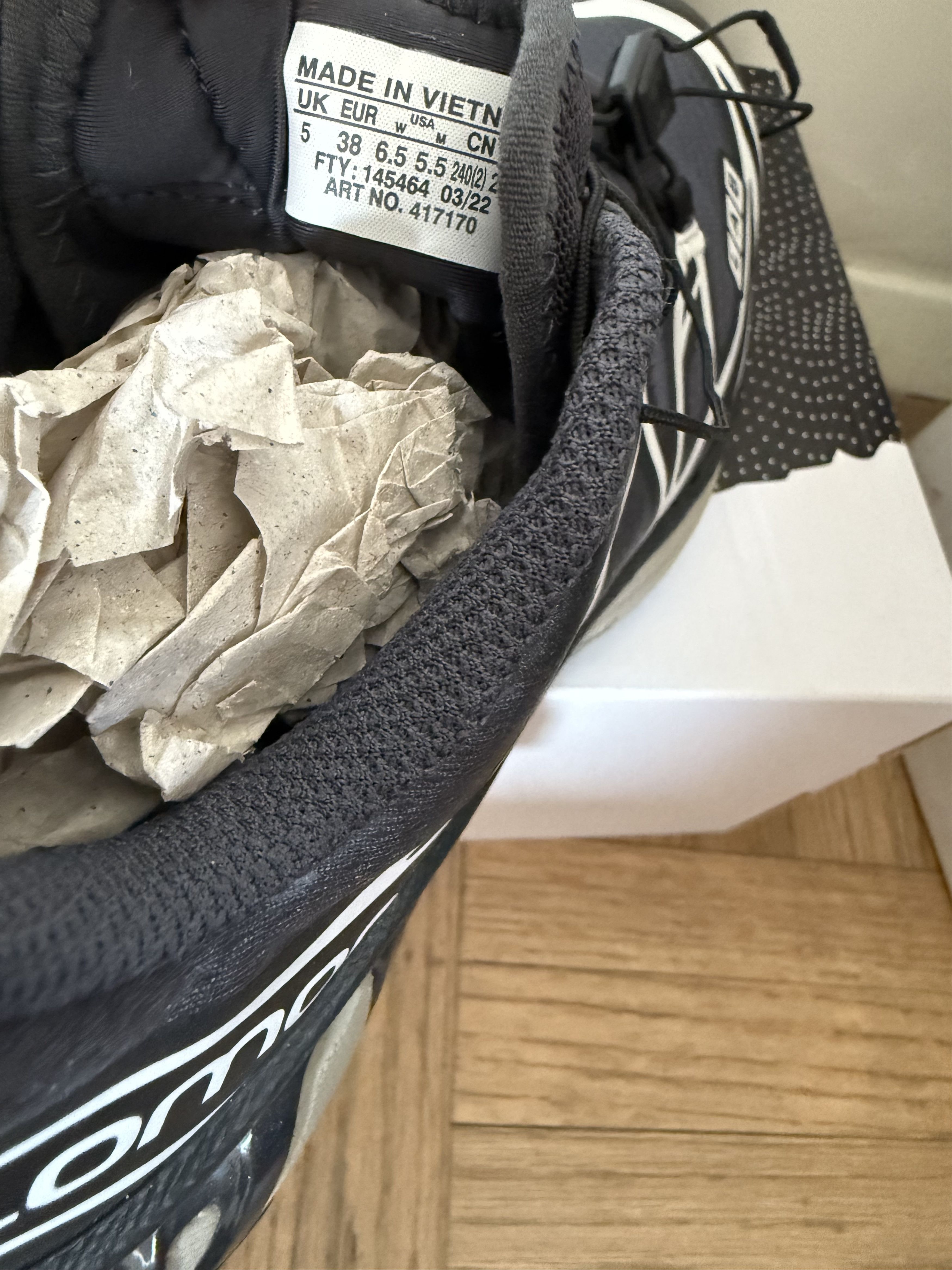 Dover Street Market × Salomon Salomon XT-6 Adv Dover Street Market Black DSM Size US 5.5 / EU 38 - 2 Thumbnail