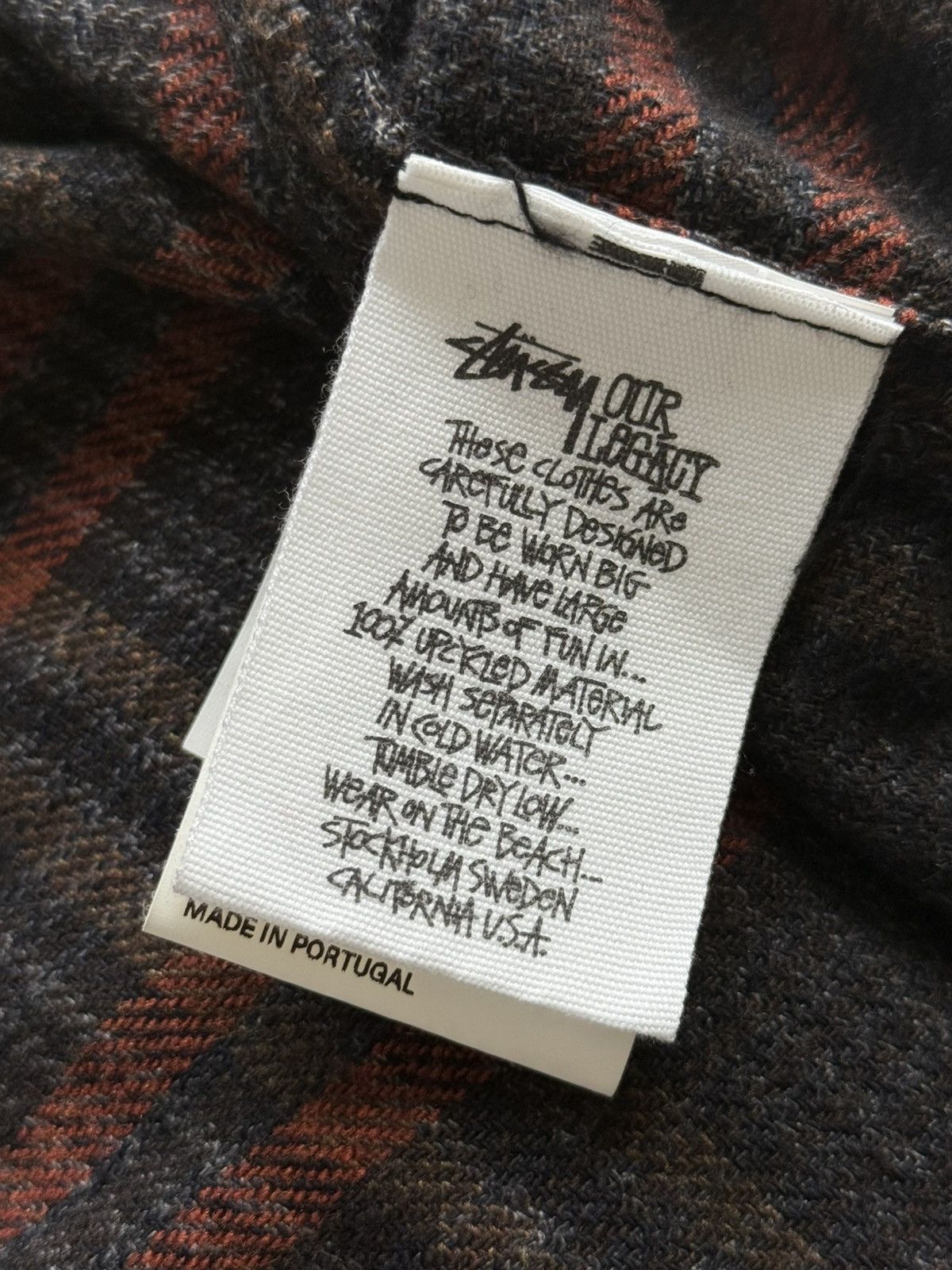 Our Legacy × Stussy Our Legacy Stussy Heusen Flannel Shirt Size US S / EU 44-46 / 1 - 7 Thumbnail