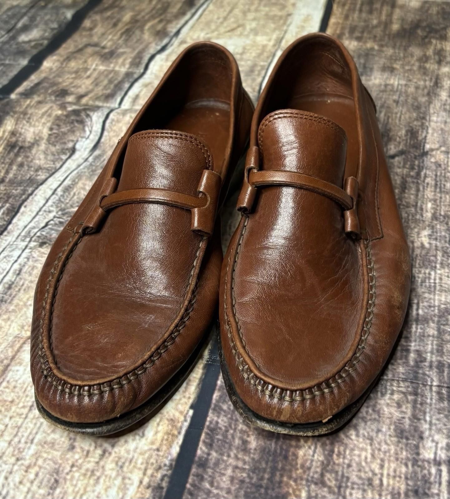 Bruno Magli Bruno Magli Loafers Mens Shoes Size 7 Made in Italy Leather Size US 7 / EU 40 - 2 Thumbnail