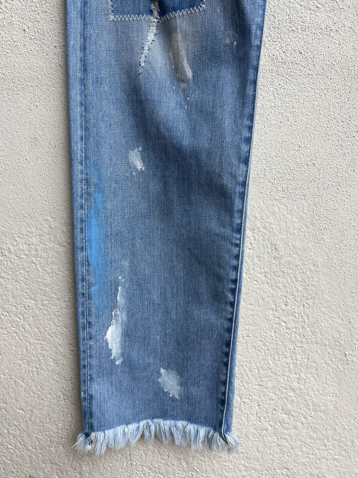 Levi's Vintage Clothing VTG 2005 LVC Levi’s 501 Big E Distress Painter Denim Jeans Size US 34 / EU 50 - 9 Thumbnail