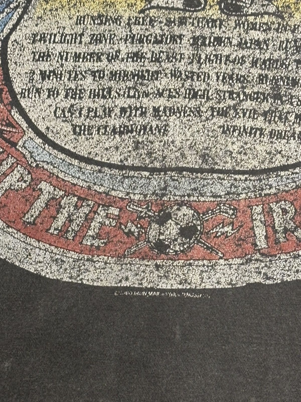 Band Tees 1990 IRON MAIDEN UP THE IRON THE DECENNIUM Decennium Size US XL / EU 56 / 4 - 6 Thumbnail