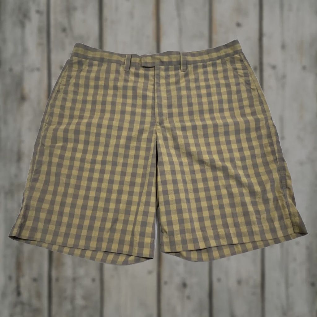 Patagonia Patagonia Shorts Men's 38 Gray Green Seersucker Lightweight Cotton Polyester Size US 34 / EU 50 - 1 Thumbnail