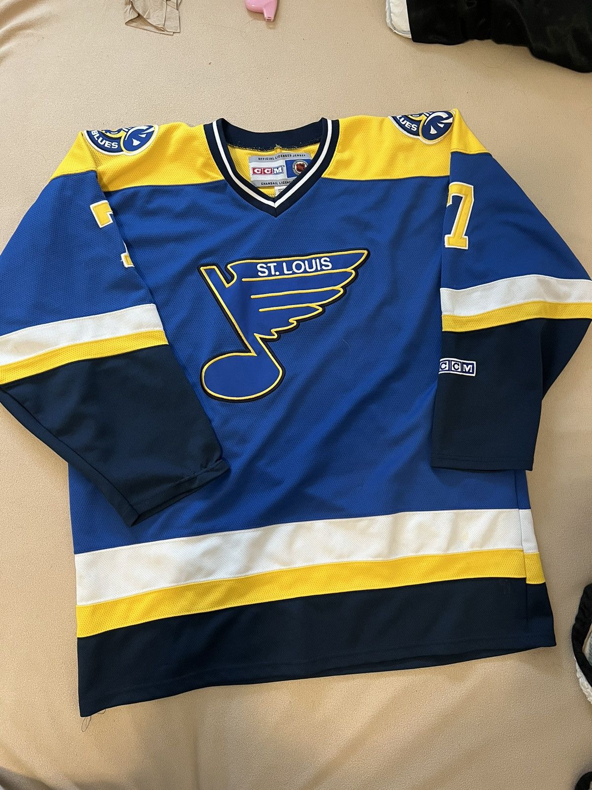 image of Jersey Ccm St. Louis Blues Keith XL Tkachuk 7, Men's