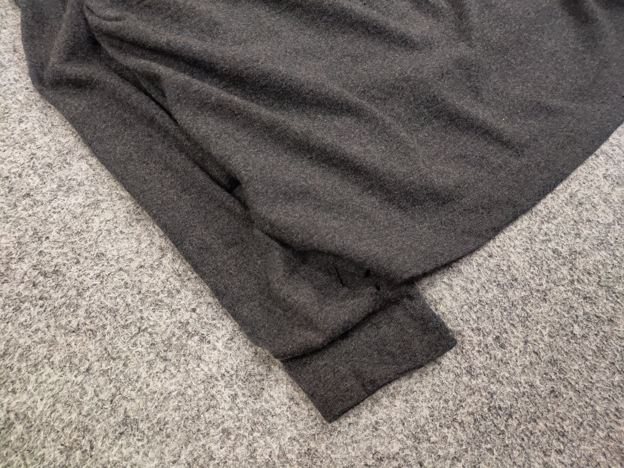 Designer Christa De Carouge Design Gray Wool Oversized Light Sweater Size ONE SIZE - 6 Thumbnail