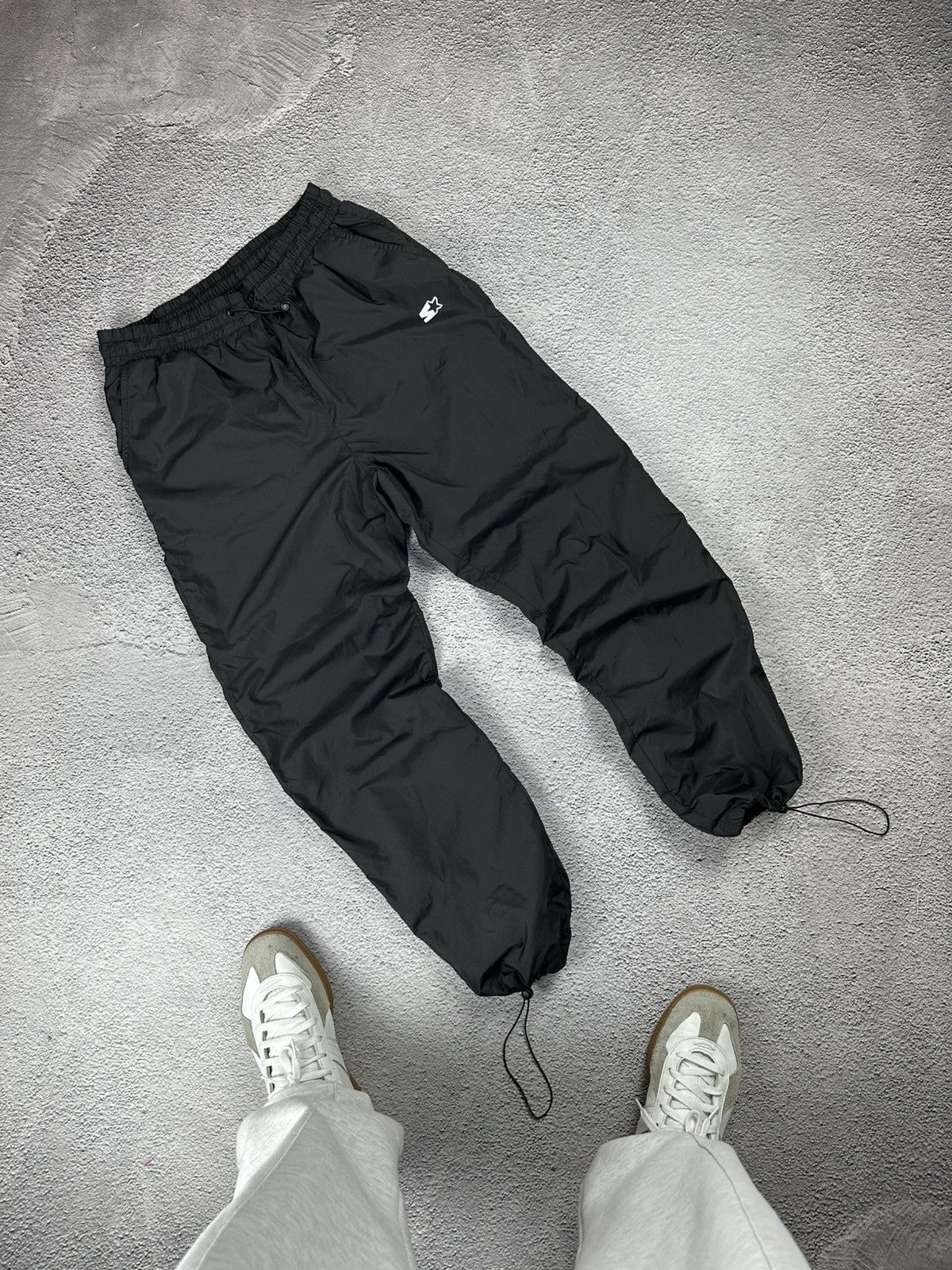 Starter Starter Black Label Nylon Trackpants Y2K Baggy Style Size US 34 / EU 50 - 1 Thumbnail