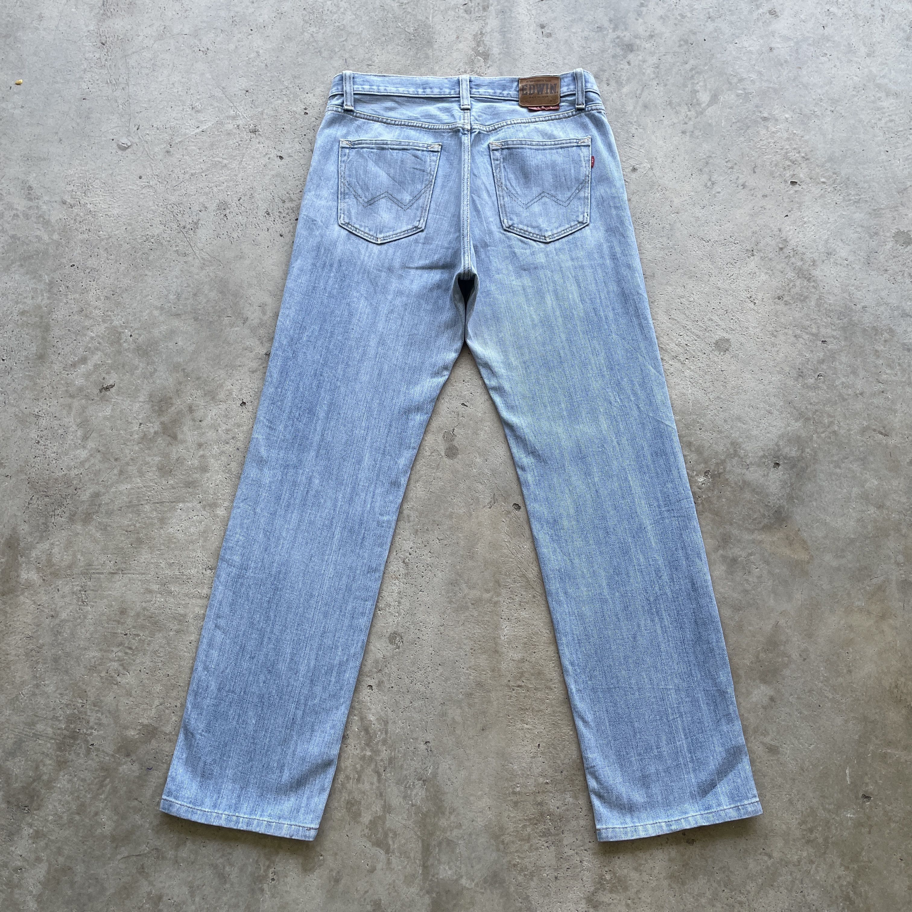 Edwin Vintage Edwin 403 Japan Denim Lightwashed Faded Jeans Pants Size US 32 / EU 48 - 11 Thumbnail