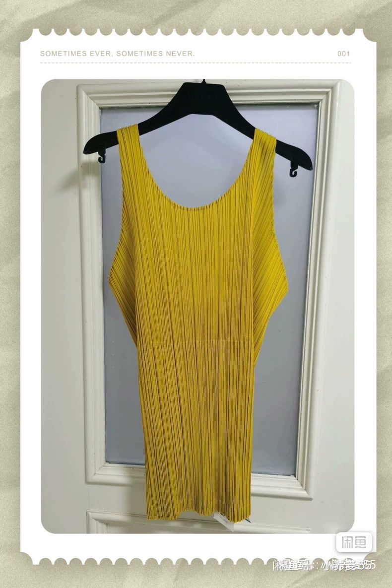 Issey Miyake Issey Miyake size:3 Yellow pleated vest Size L / US 10 / IT 46 - 6 Thumbnail