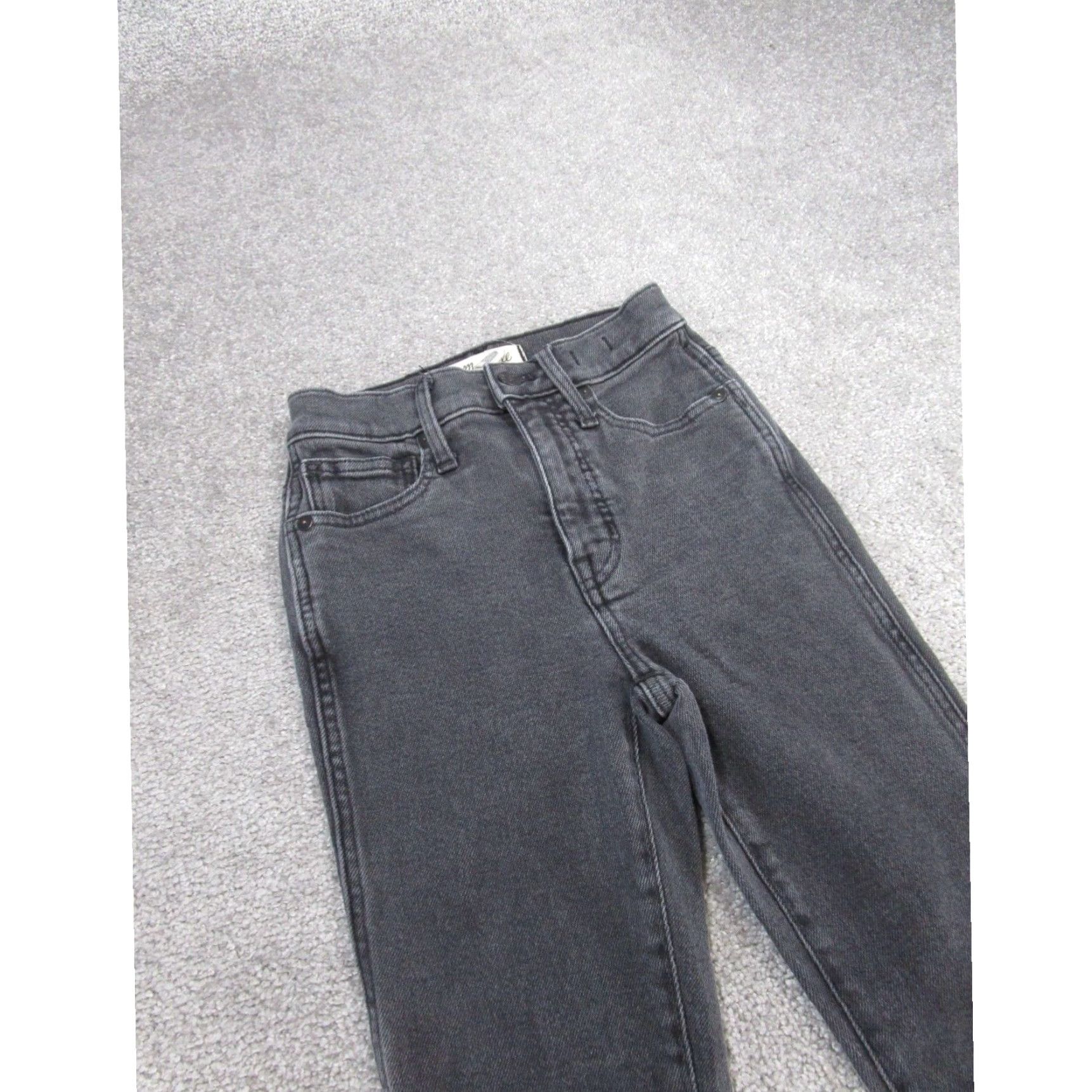Madewell Madewell Womens Gray Skinny Jeans 24 Size 42" / US 20 - 2 Thumbnail