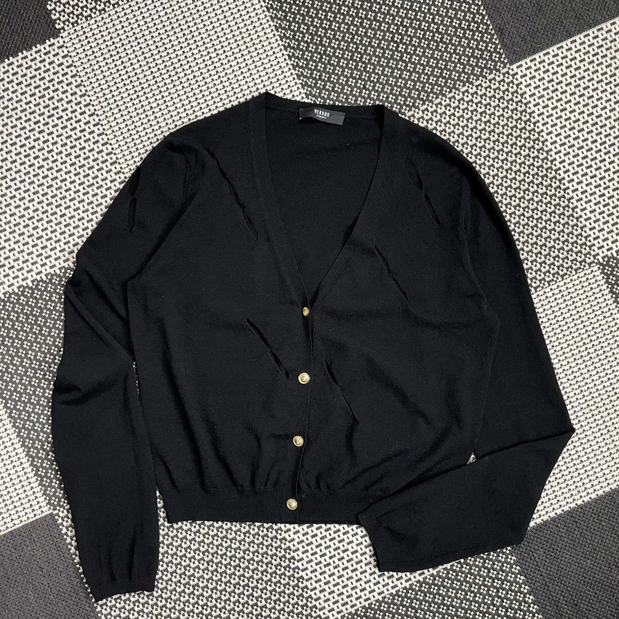 Versace × Versus × Versus Versace VERSACE versus sweater black Size L / US 10 / IT 46 - 1 Thumbnail