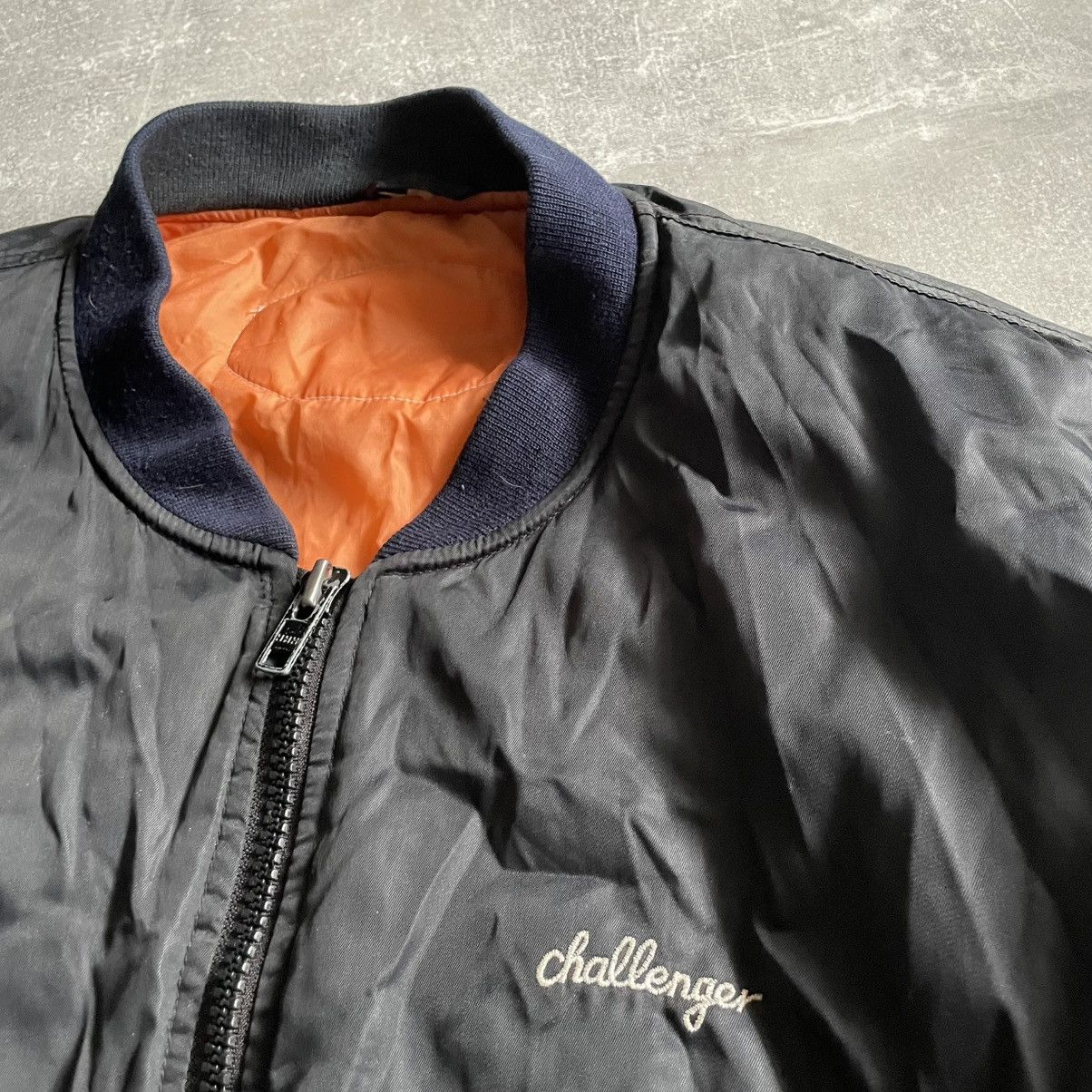 If Six Was Nine 90s Challenger ma1 bomber Jacket Vintage military arm fly US Size US XL / EU 56 / 4 - 3 Thumbnail