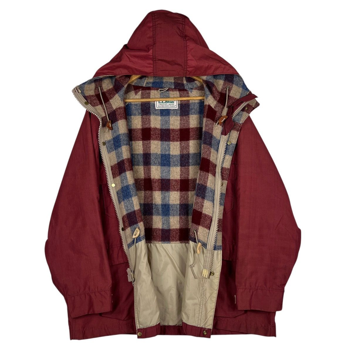 L.L. Bean 🔥 Vintage LL Bean Baxter State Mountain Parka Plaid Lining Size US M / EU 48-50 / 2 - 10 Thumbnail